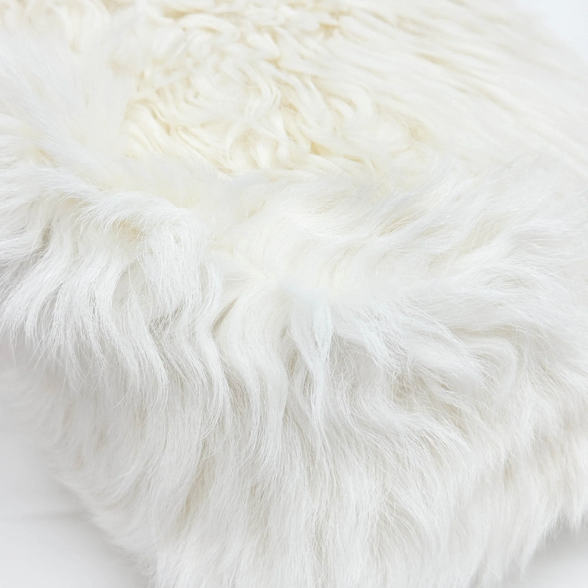 Mamma Baguette White Fur Shoulder Bag - Image 12
