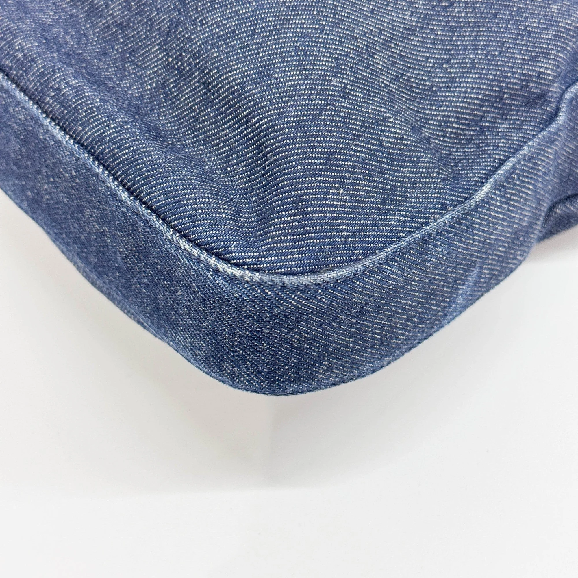 Maris Pearl Blue Denim Shoulder Bag - Image 9