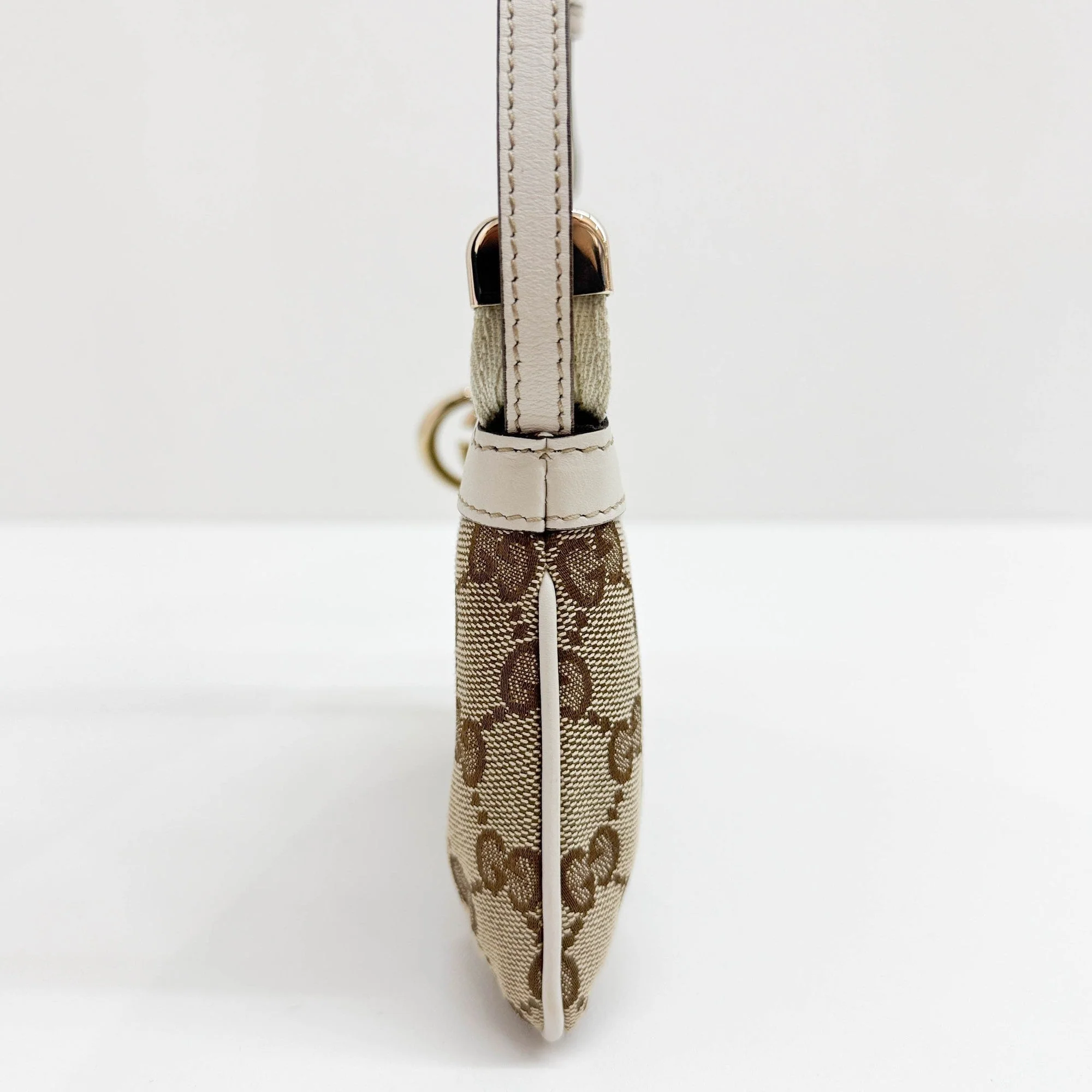 Mini Brown GG Canvas Crossbody Bag - Image 6