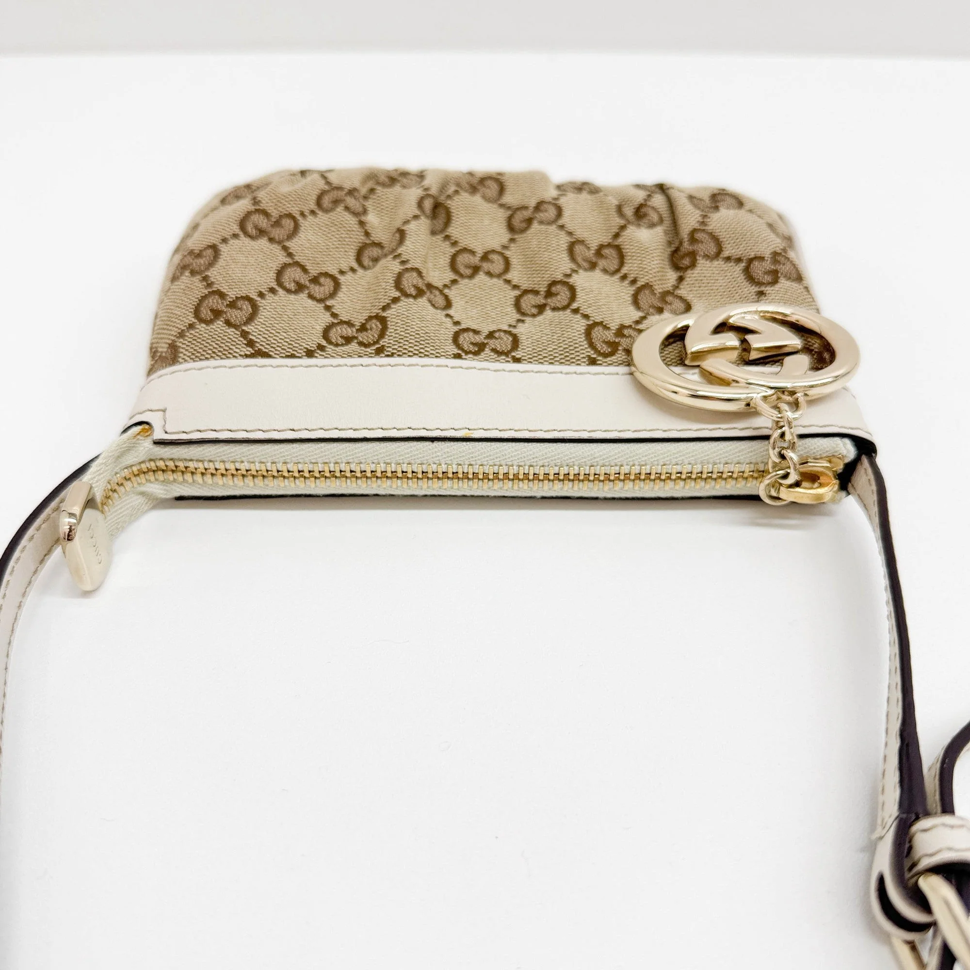 Mini Brown GG Canvas Crossbody Bag - Image 8