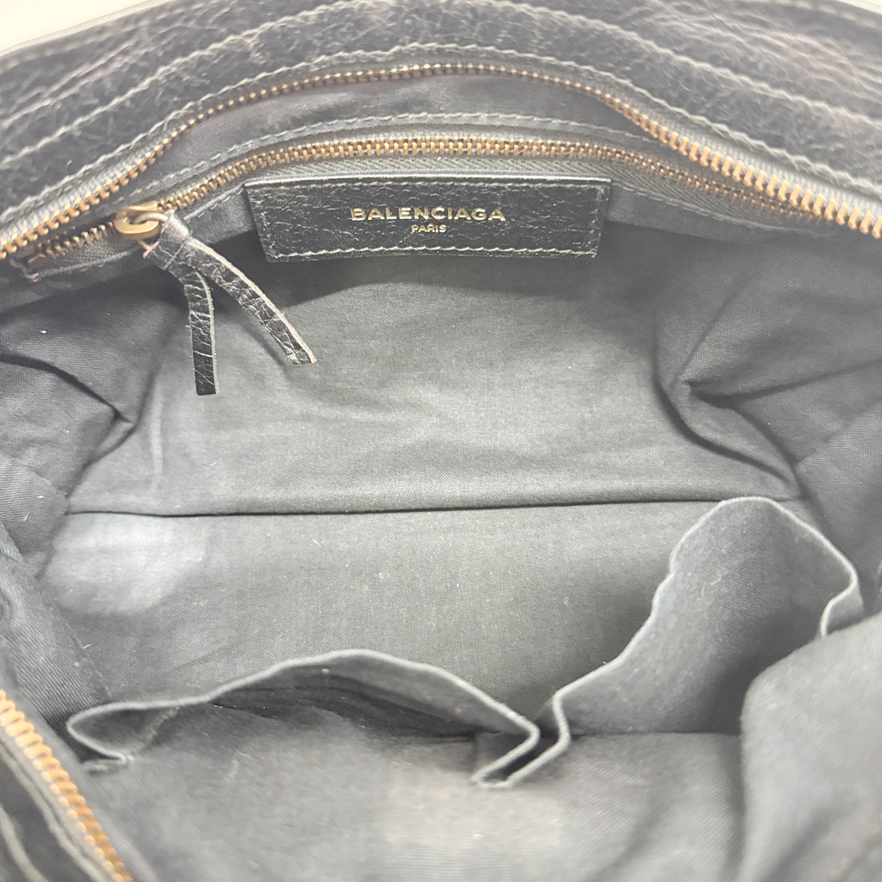 Mini City Graffiti Black Leather Hand Bag - Image 13