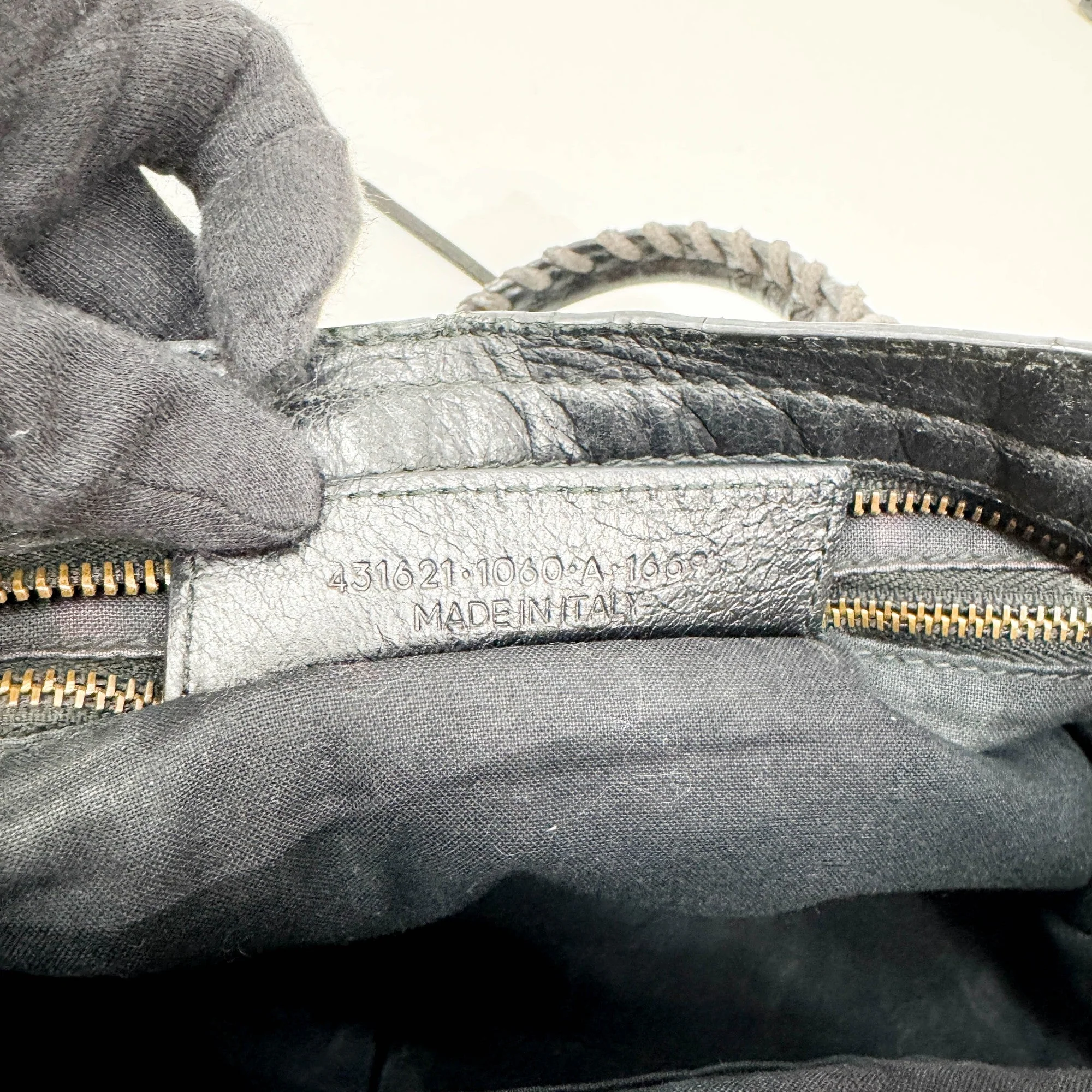 Mini City Graffiti Black Leather Two Way Bag - Image 18