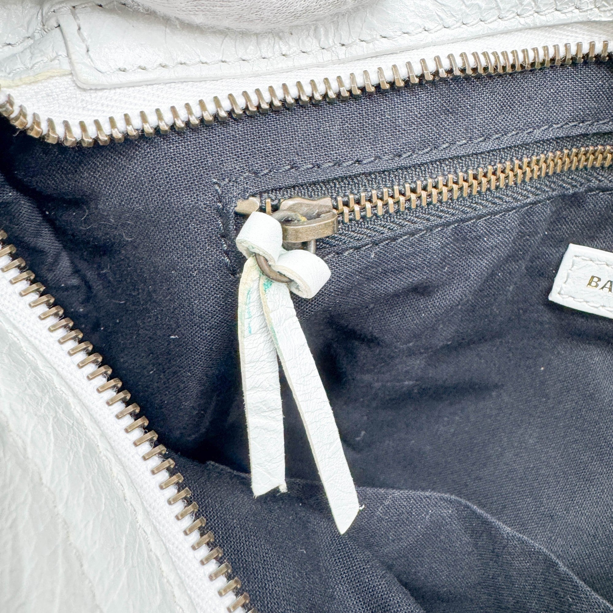 Mini City Graffiti White Leather Two Way Bag - Image 20