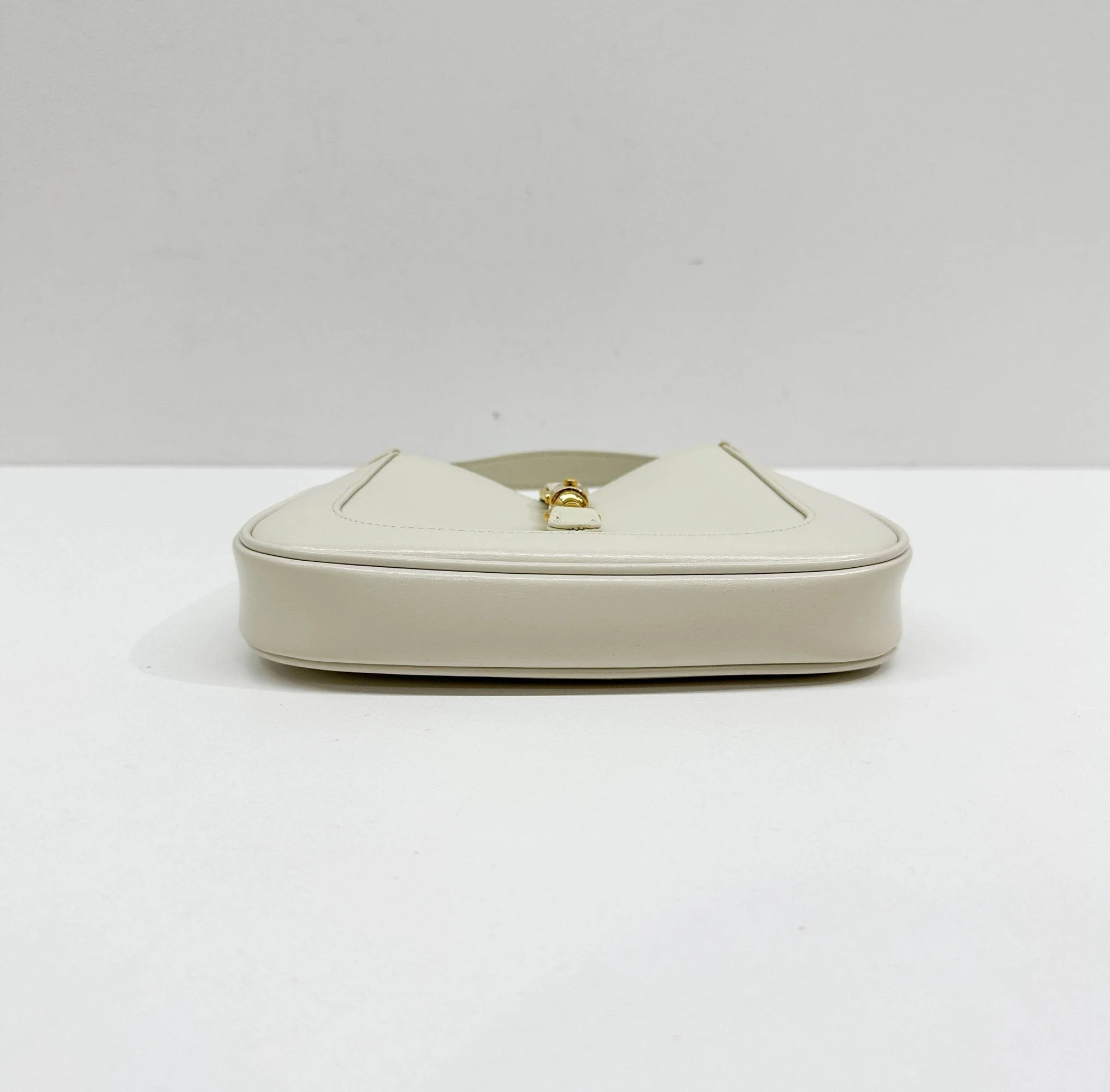 Mini Jackie 1961 Eggshell White Leather Shoulder Bag - Image 8