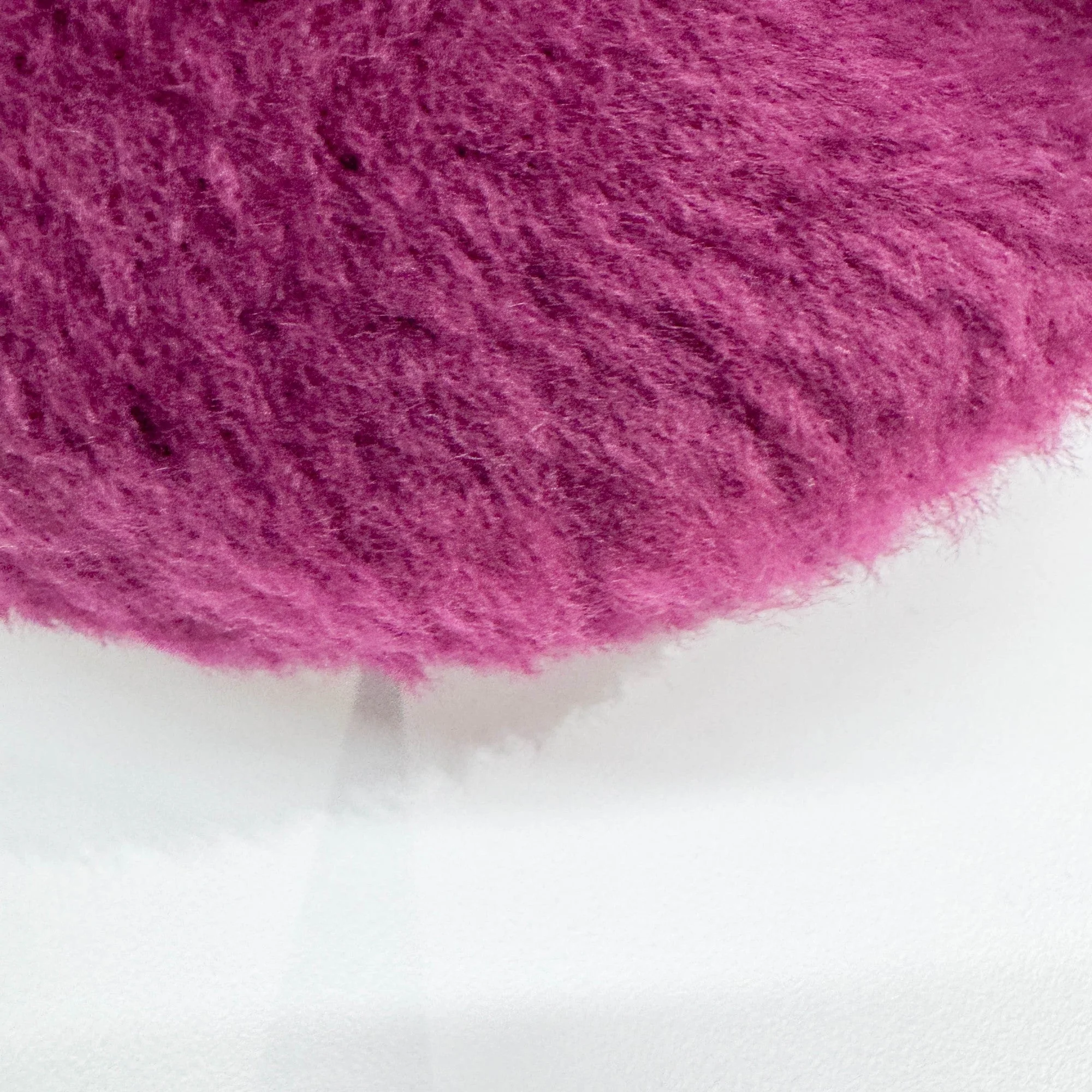 Mini Jodie Plum Shearling Hand Bag - Image 13