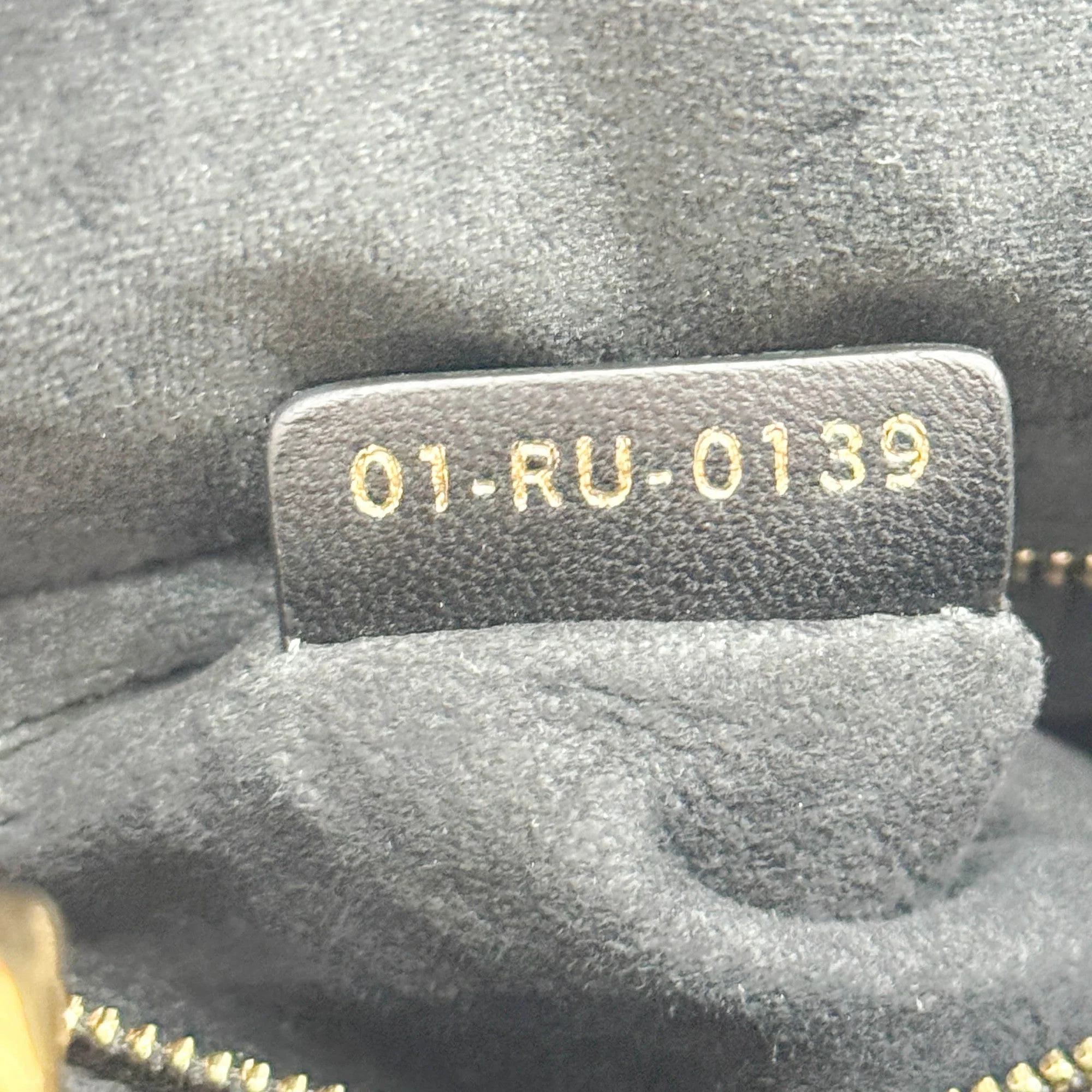 Mini Lady Dior Black Velvet Handle Bag - Image 15