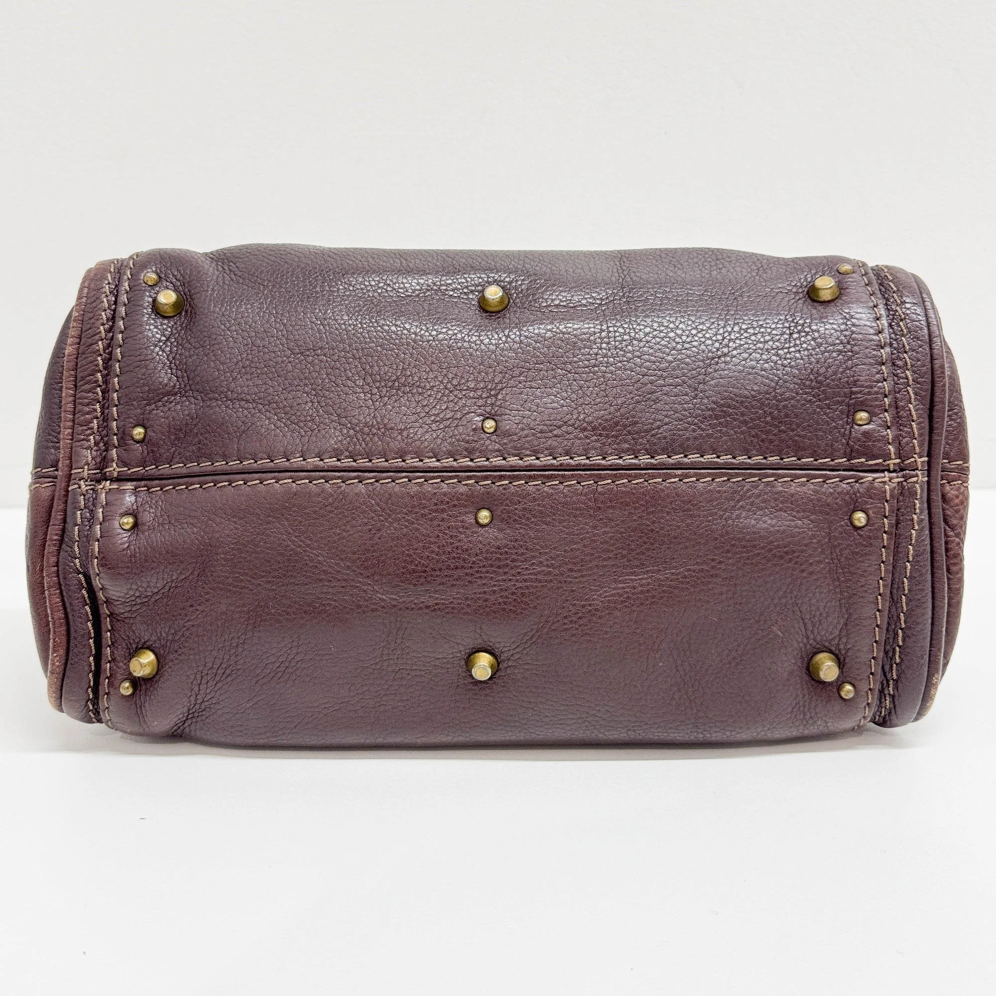 Mini Paddington Rosewood Leather Shoulder Bag - Image 10