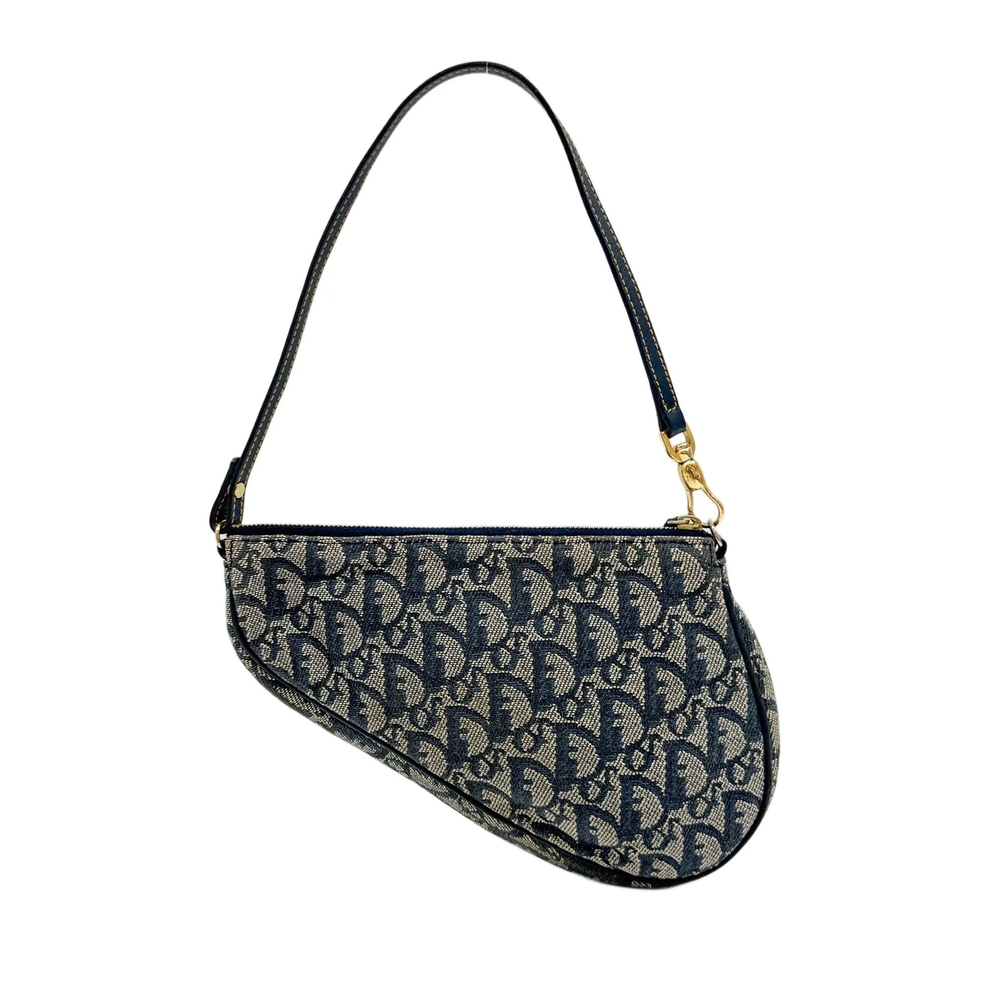 Mini Saddle Trotter Denim Bag - Image 2