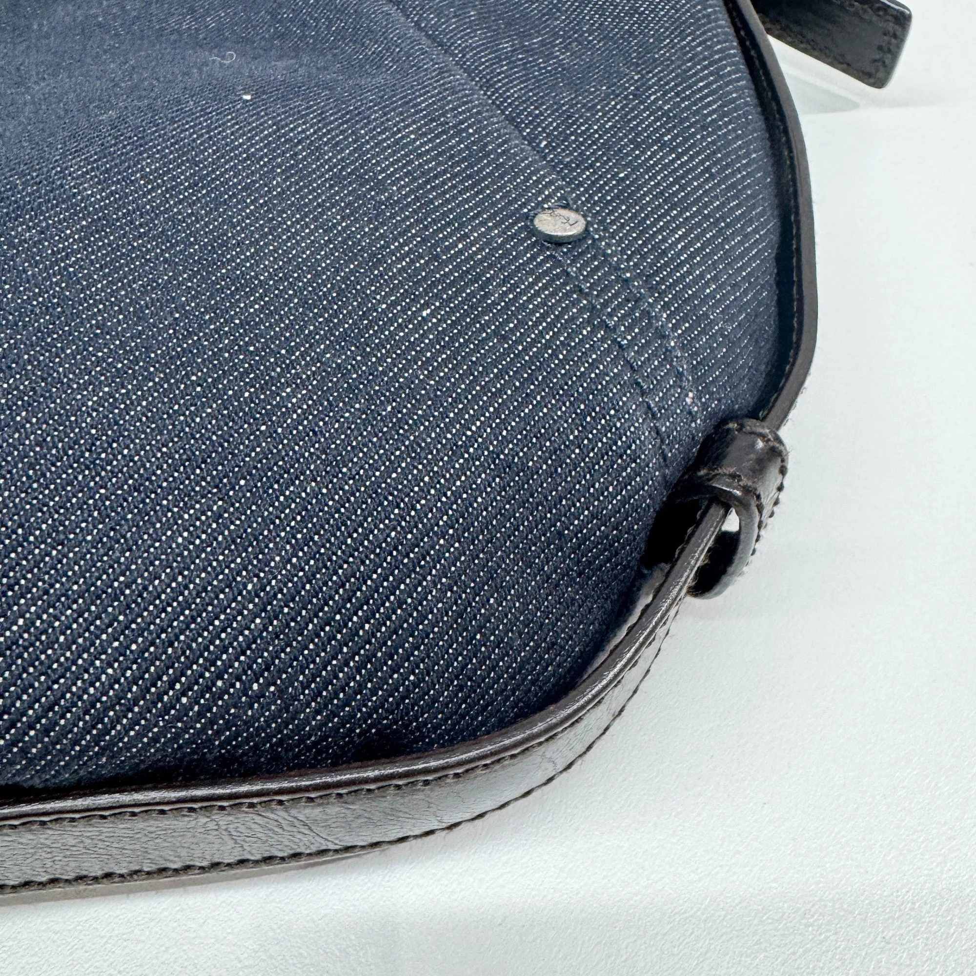 Mombasa Blue Denim Shoulder Bag - Image 11