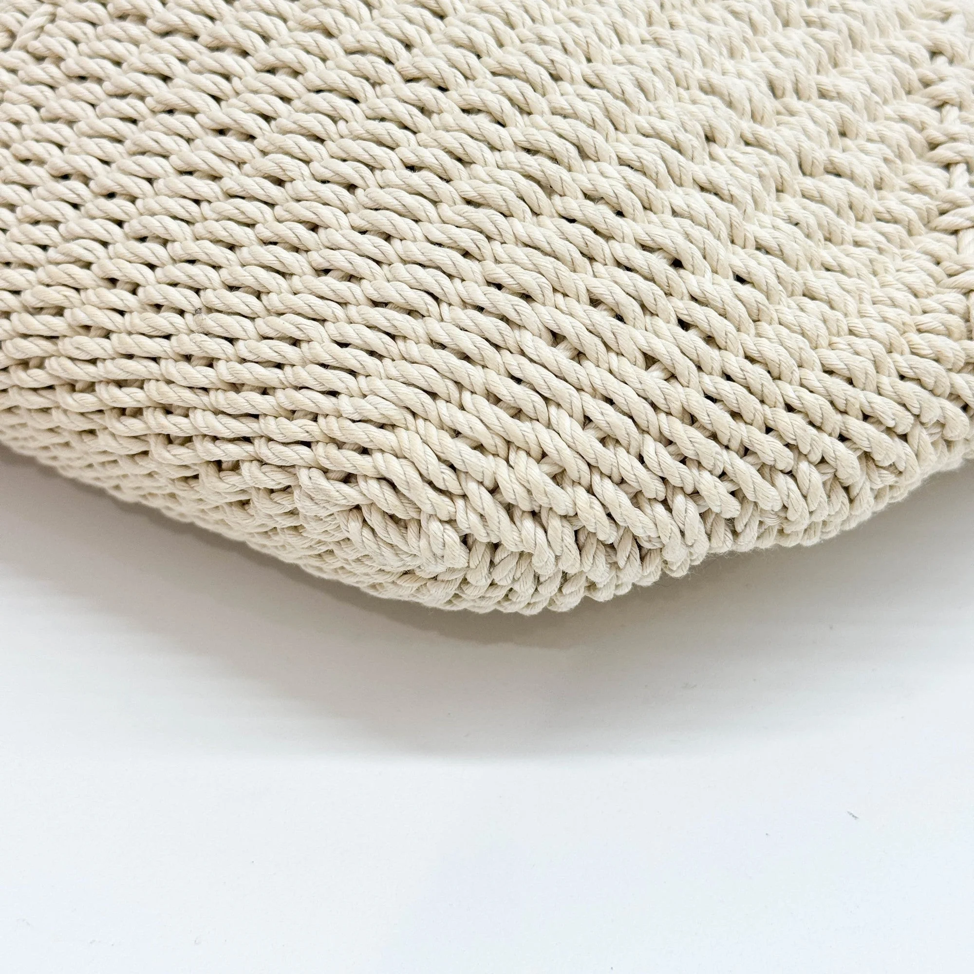 Mombasa White Beige Kinit Shoulder Bag - Image 11