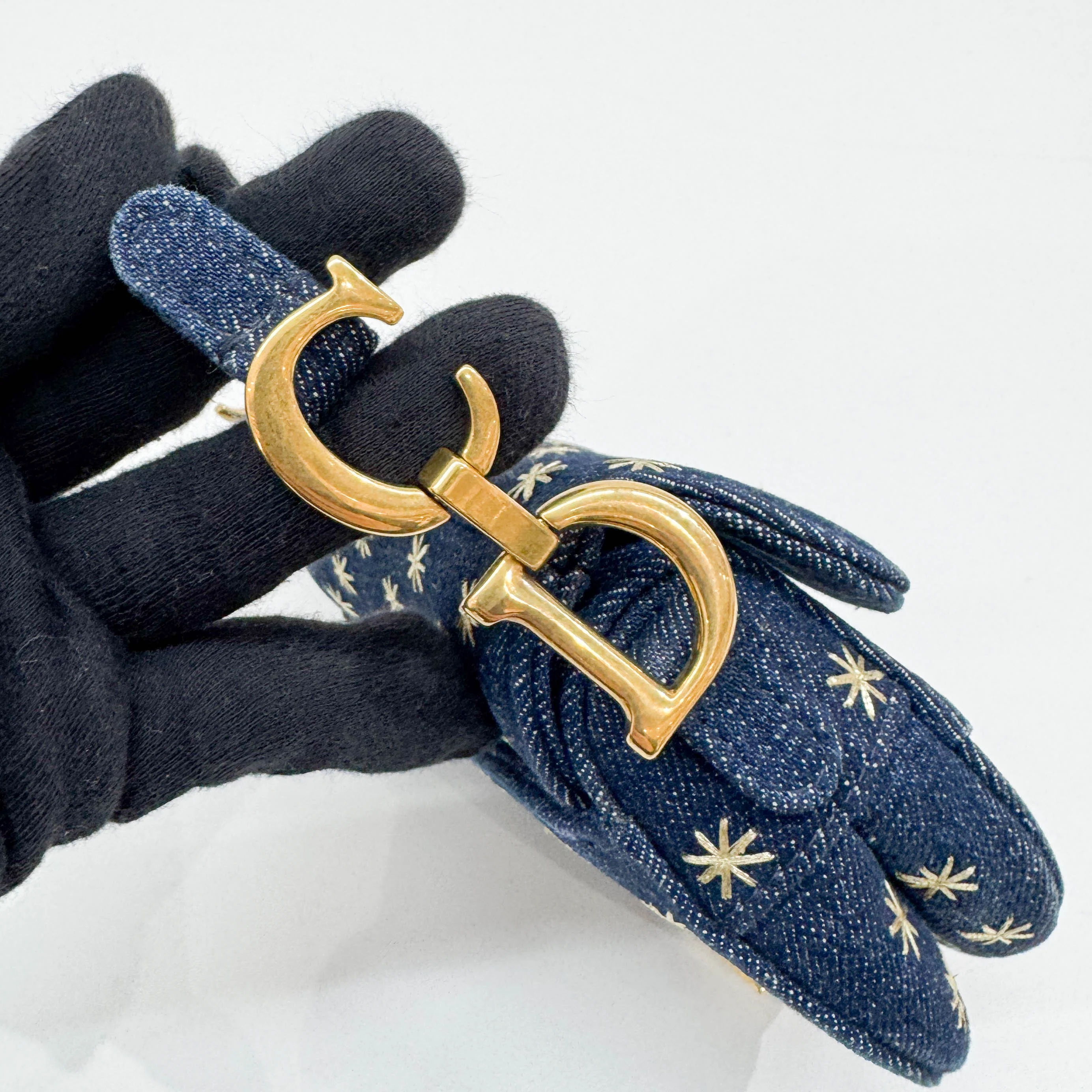 Nano Saddle Stars Blue Denim Two Way Bag - Image 10
