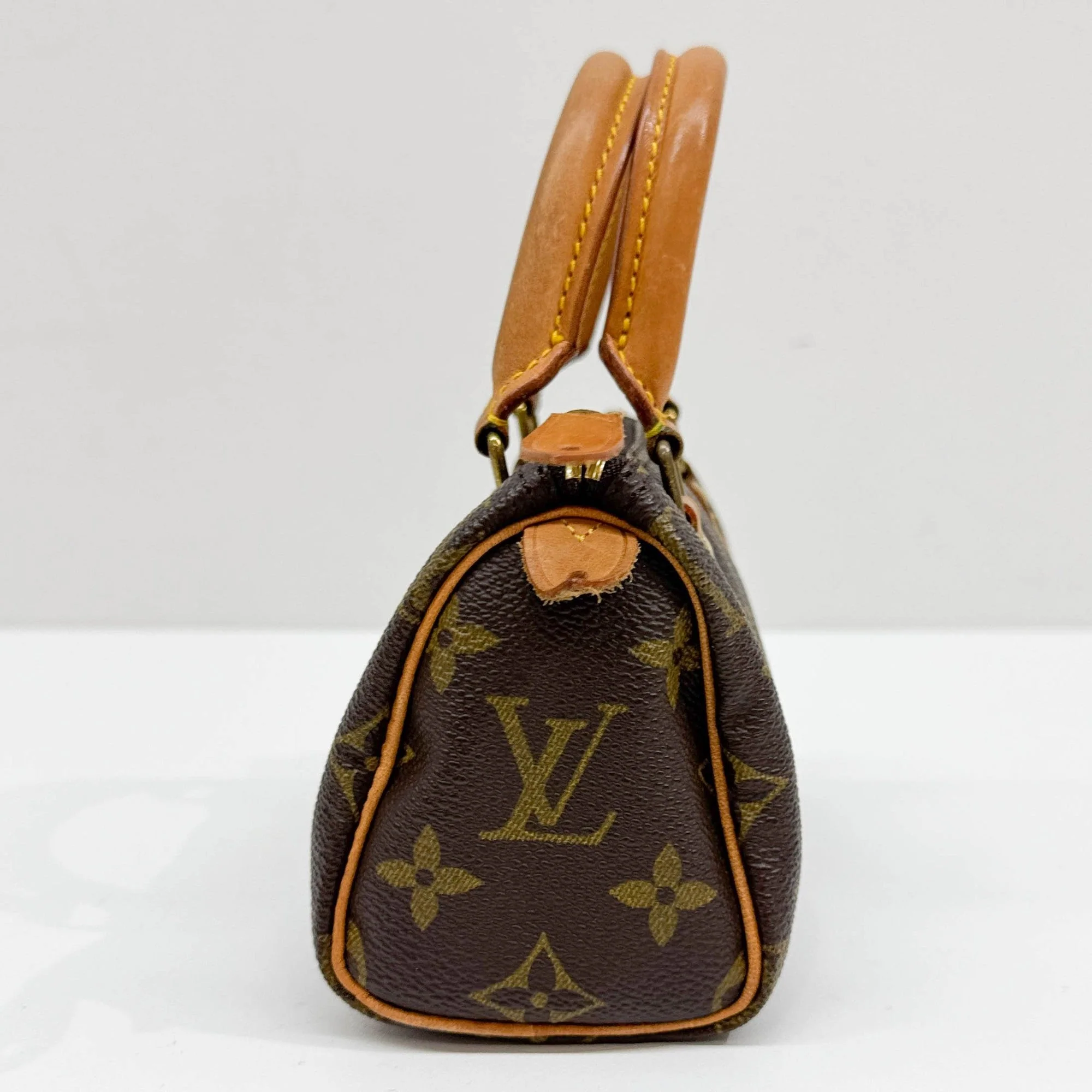 Nano Speedy Brown Monogram Canvas Two Way Bag - Image 5