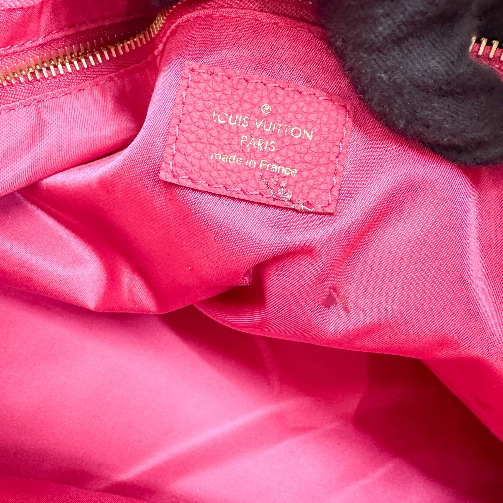 Noefull Hot Pink Monogram Denim Tote Bag - Image 17