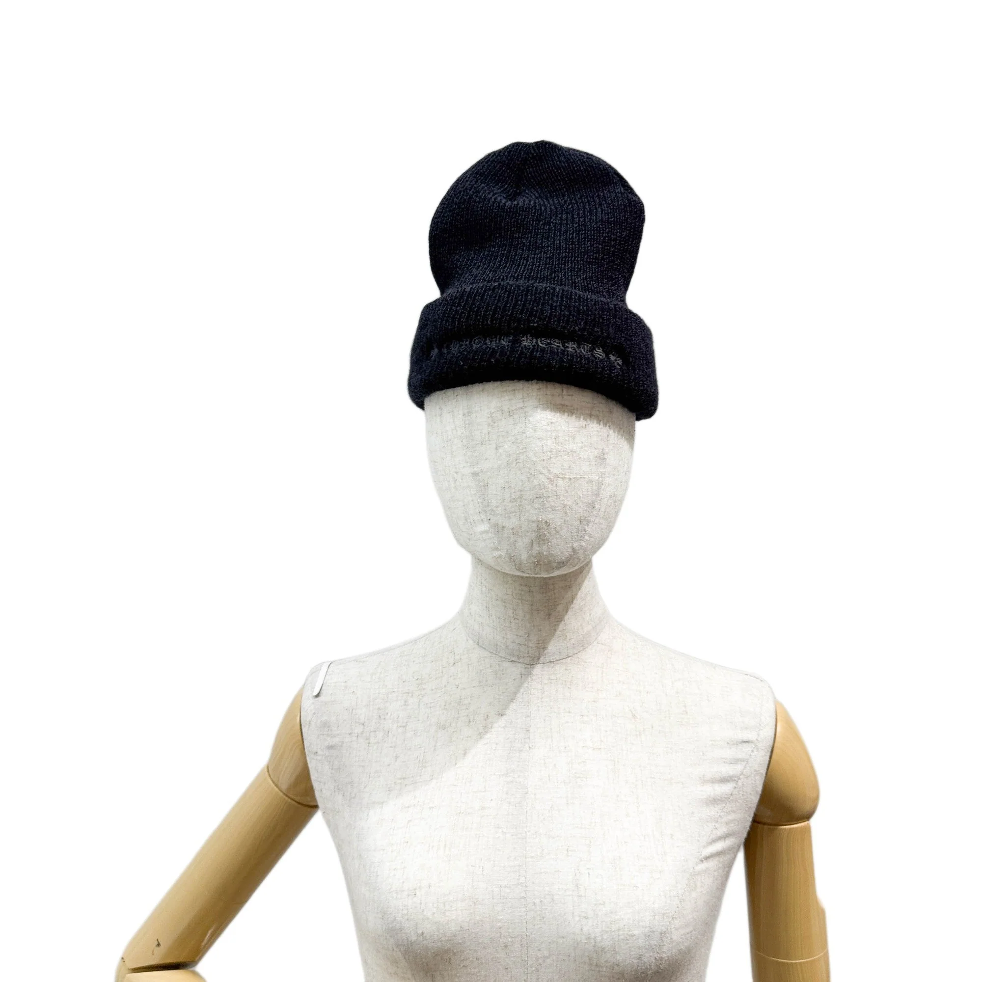 One Size 23cm Black Wool Hat - Image 3