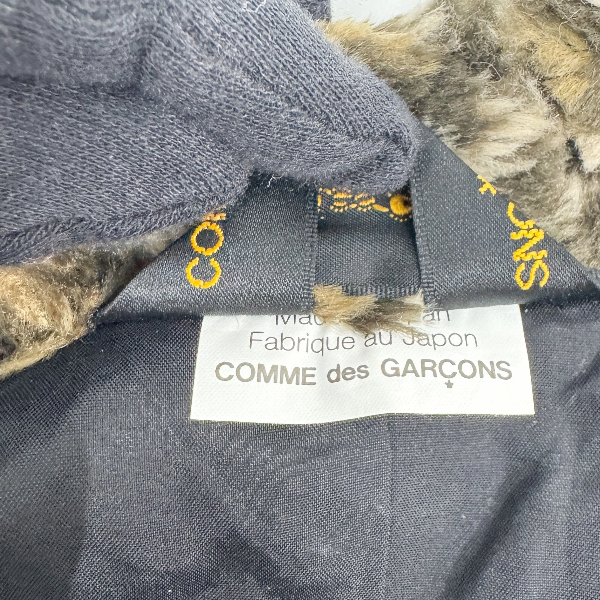 One Size Beige Leopard Print Fur Vest & Shawl - Image 13