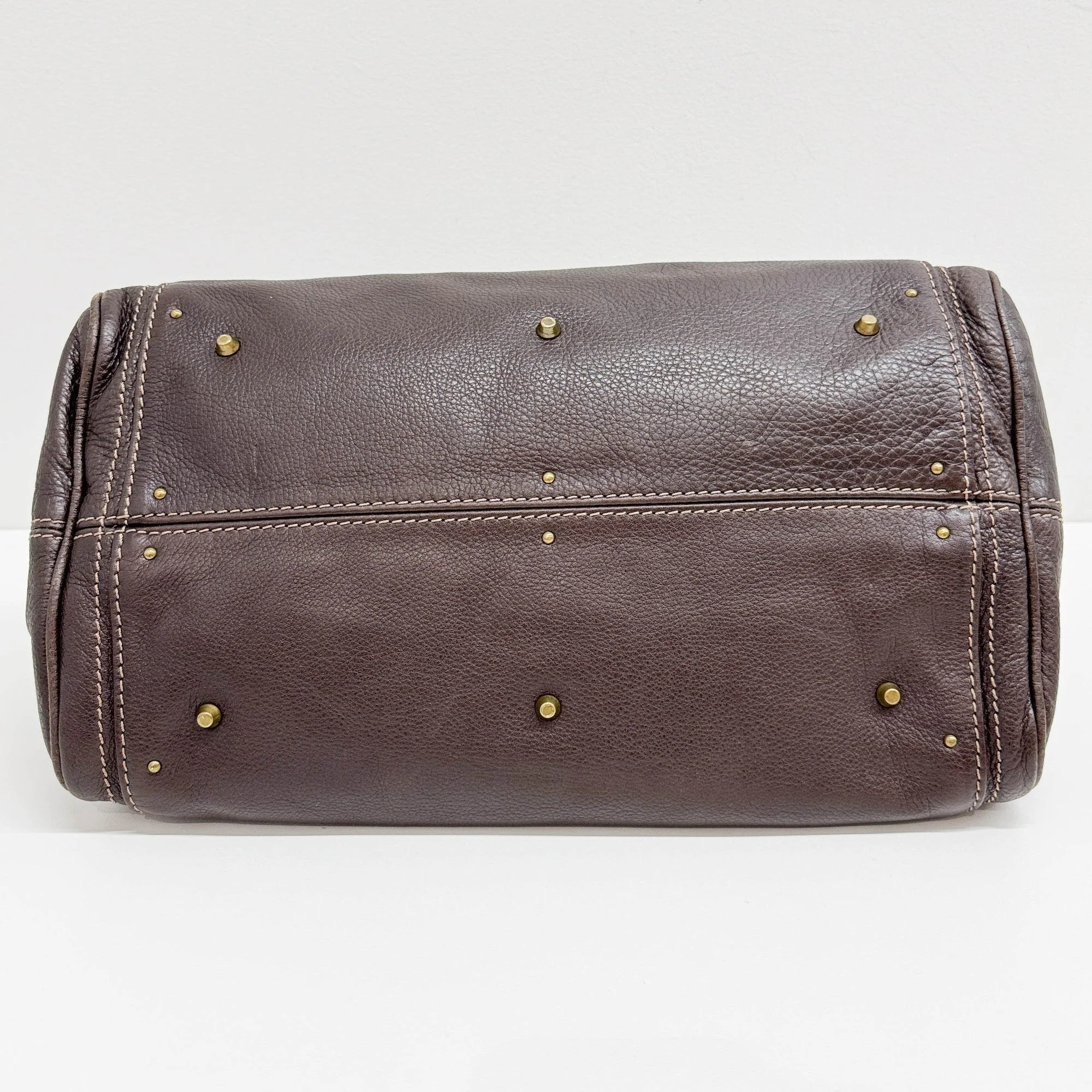 Paddington Brown Leather Shoulder Bag - Image 9