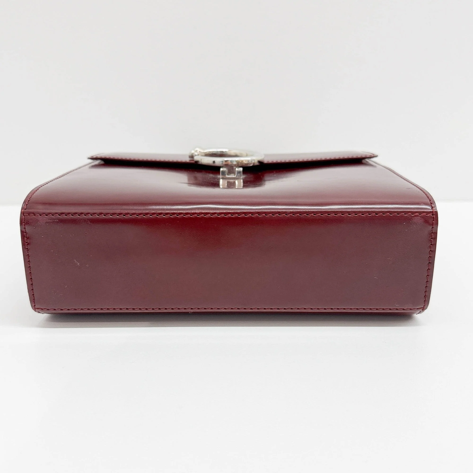 Panthère Red Leather Shoulder Bag - Image 10