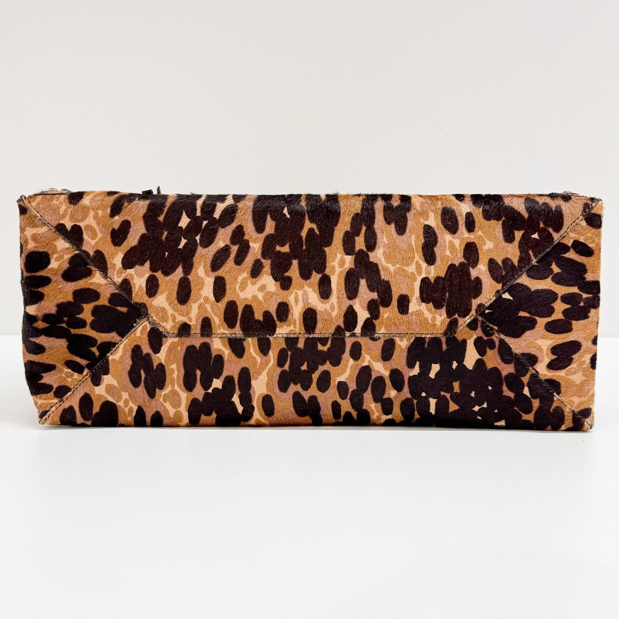 Papier Multi-Color Hyena Print Pony Hair Hand Bag - Image 7