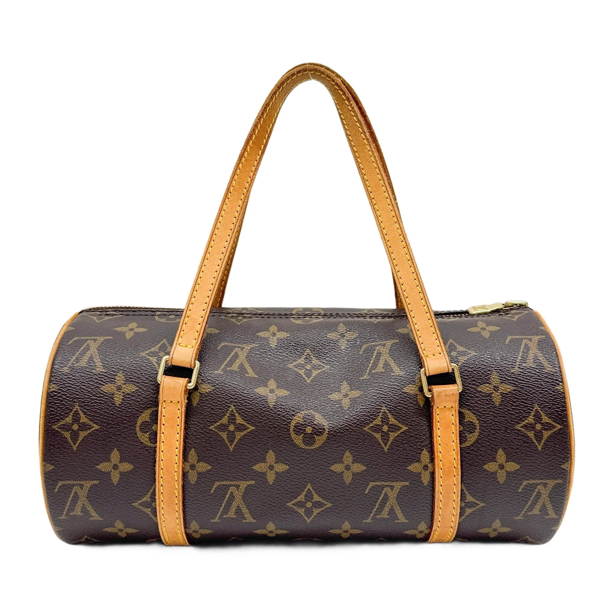Papillon 26 Brown Monogram Coated Canvas Shoulder Bag - Image 2
