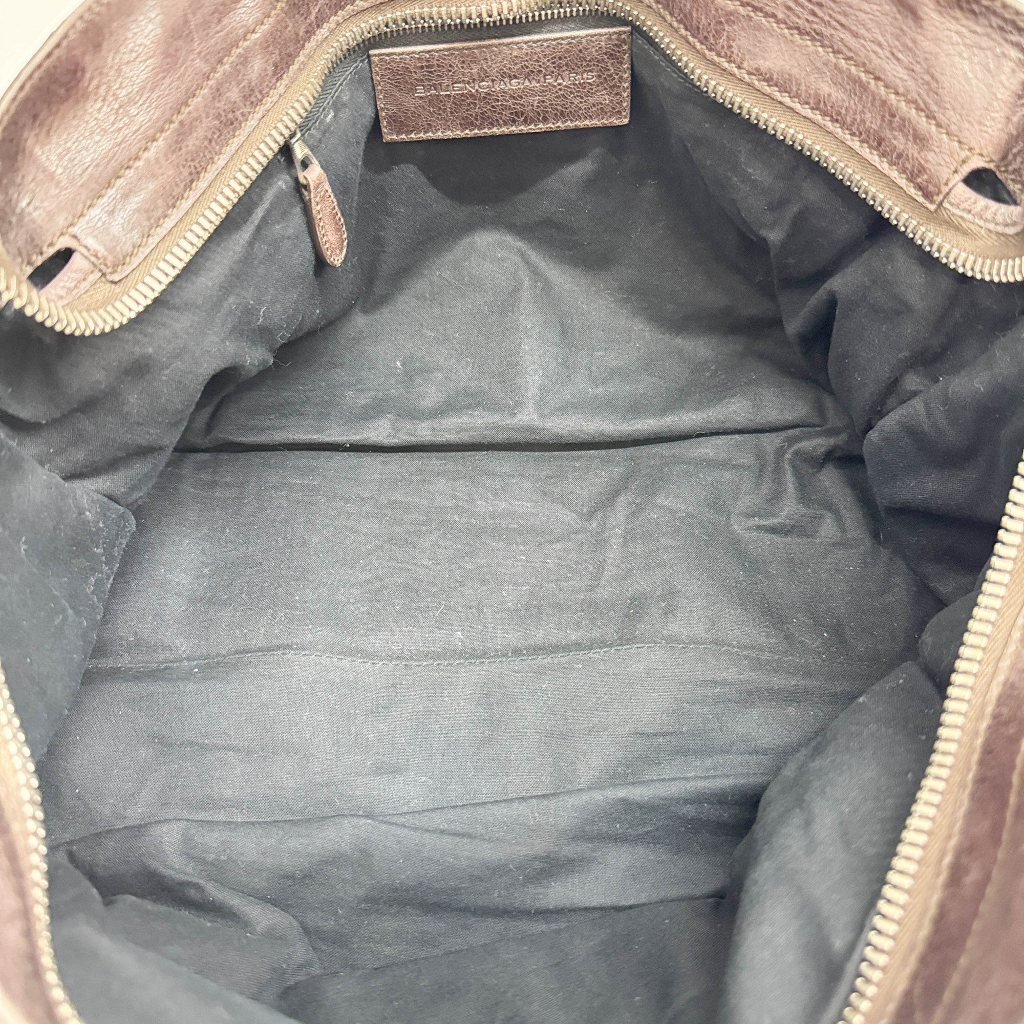 Part Time Brown Leather Two Way Bag - Image 13