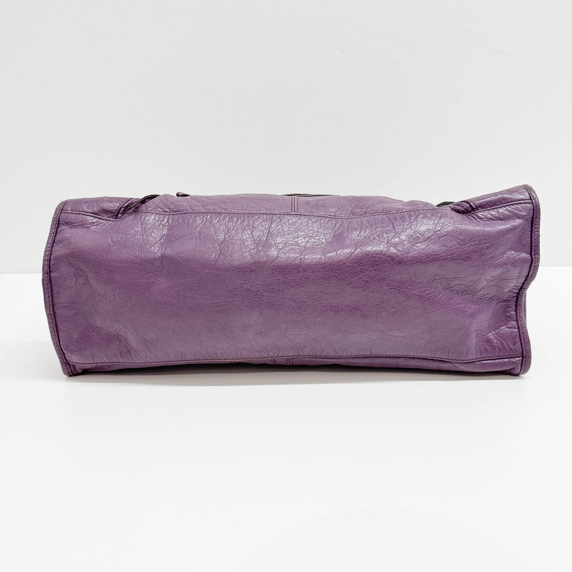 Part Time Purple Leather Shoulder Bag - Image 8