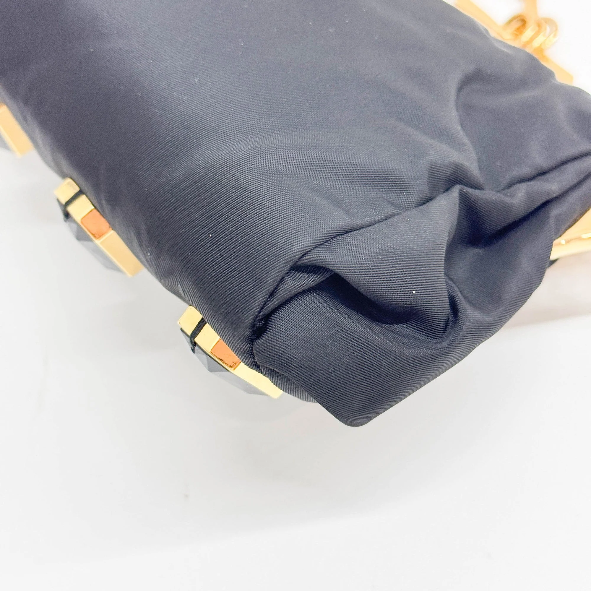 Pietre Black Nylon Shoulder Bag - Image 11