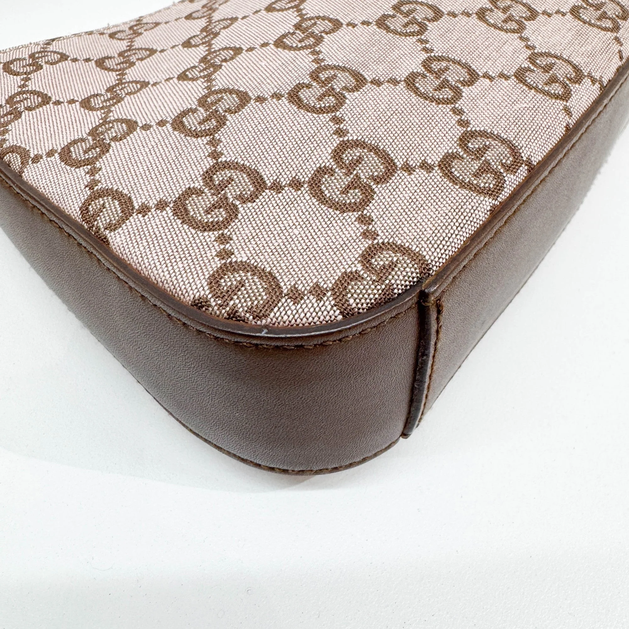 Pink GG Canvas Shoulder Bag - Image 11
