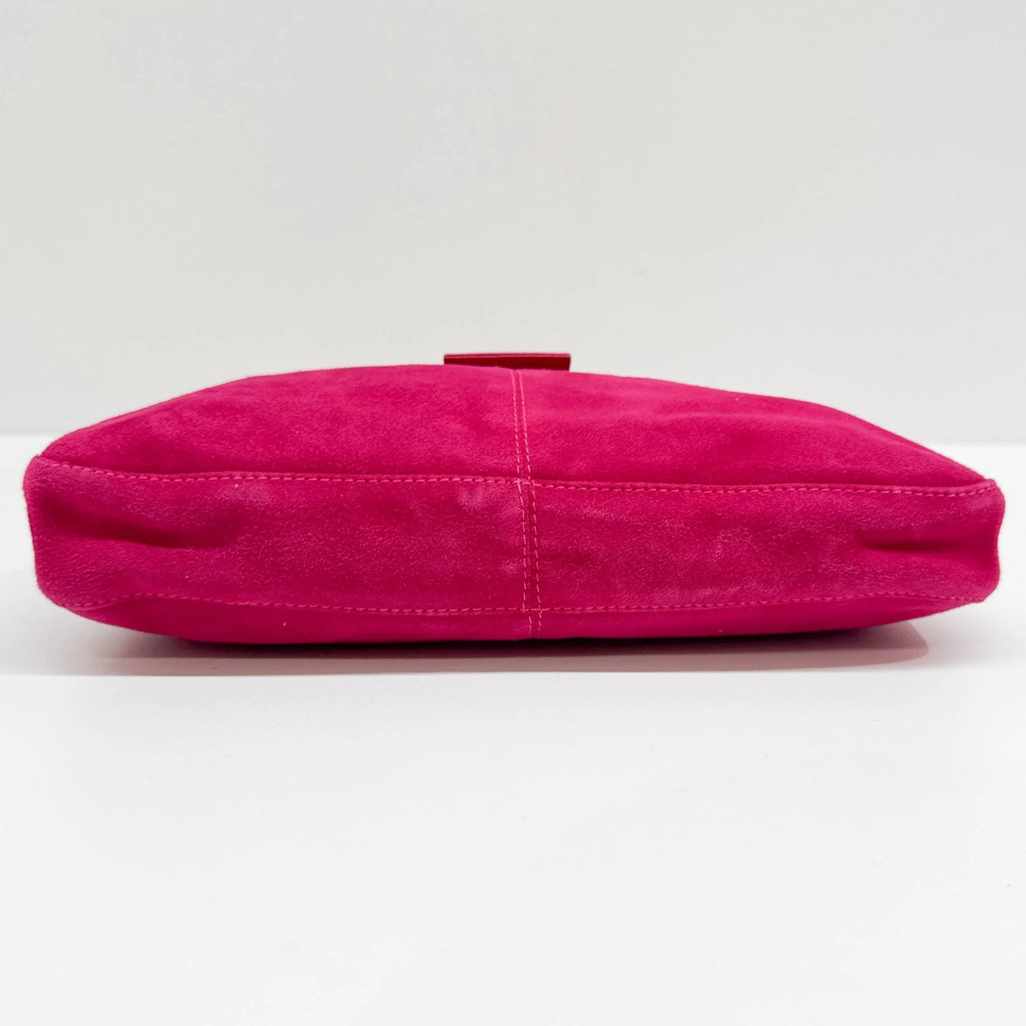 Pink Suede Shoulder Bag - Image 7