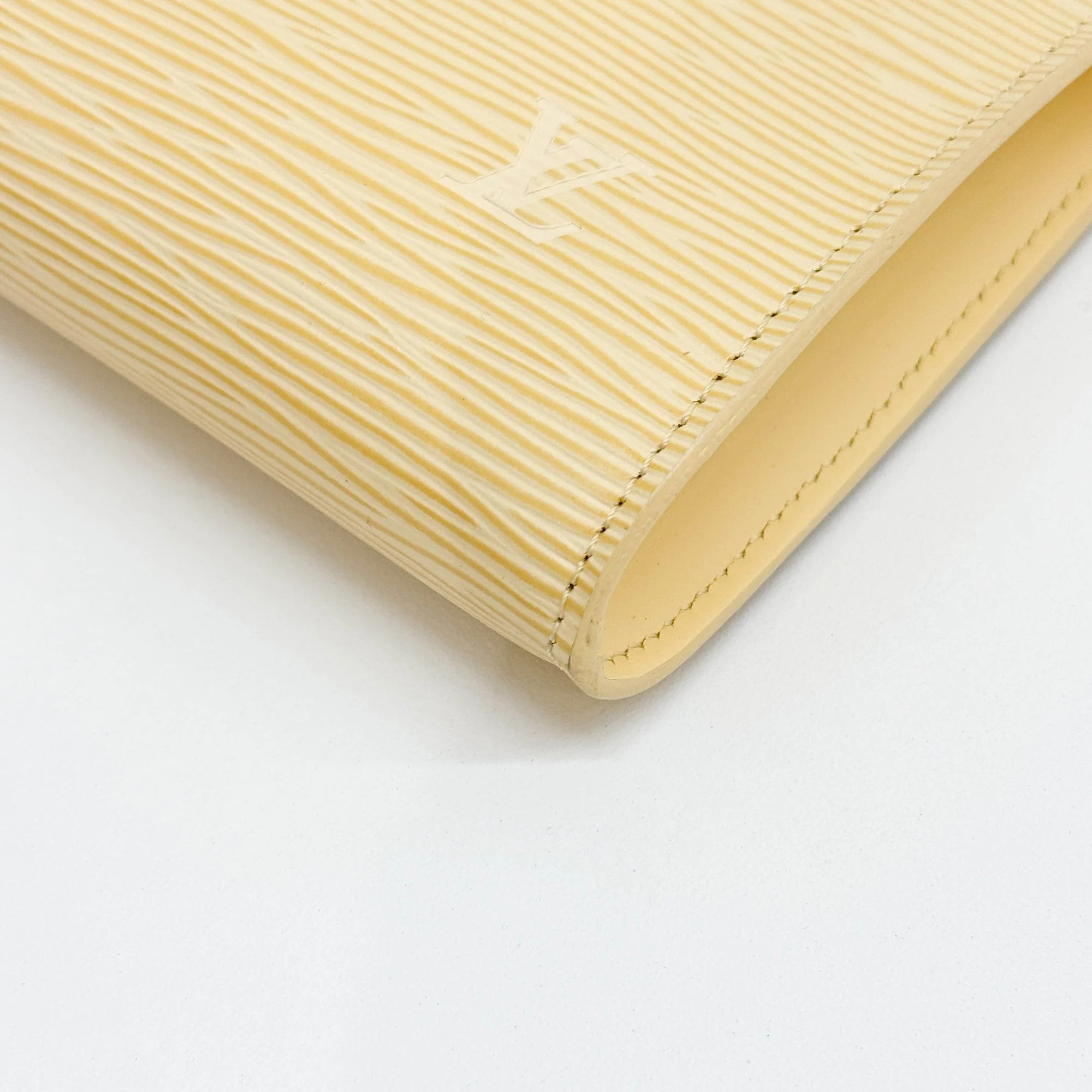 Pochette Accessoire Epi Butter Yellow Leather Hand Bag - Image 10