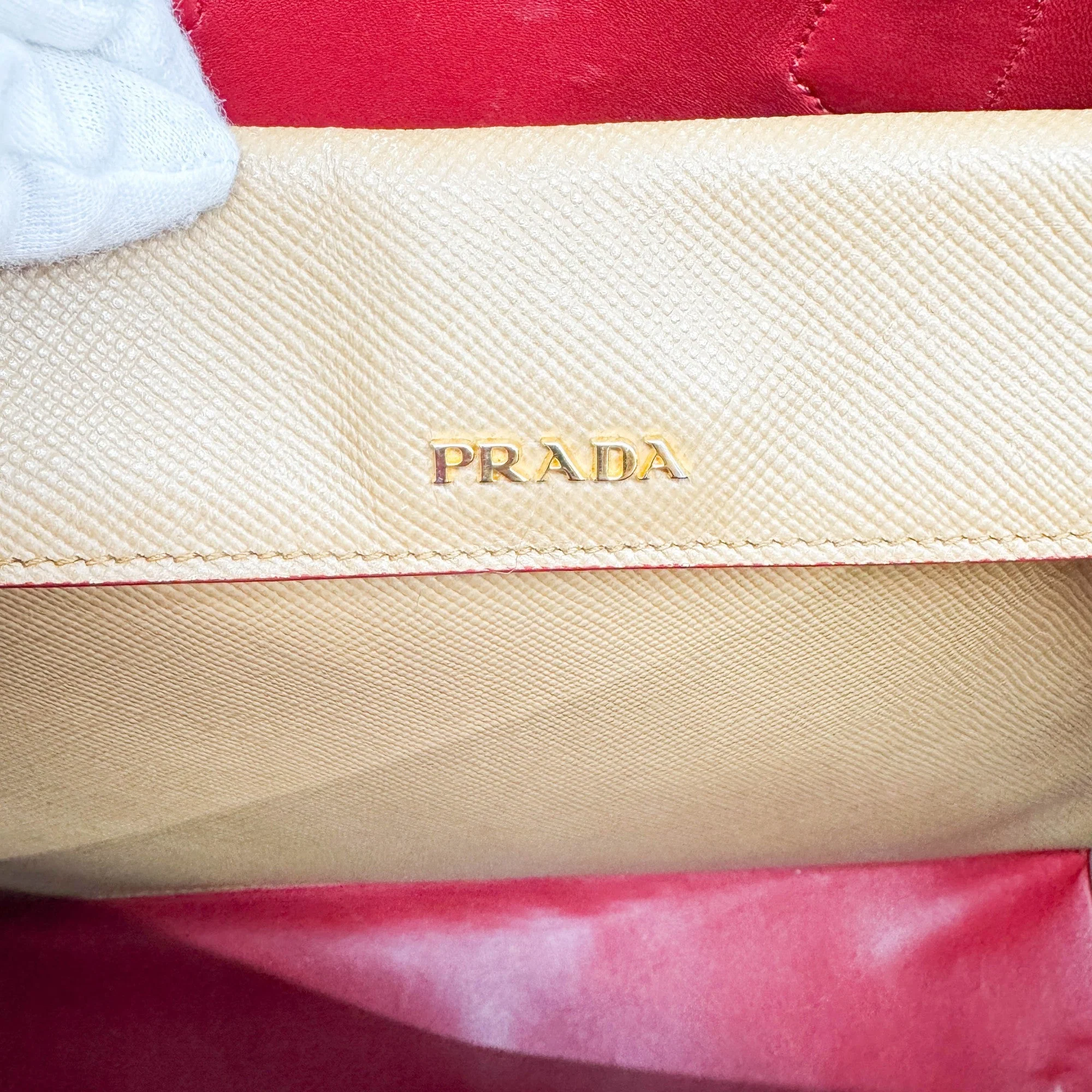 Prada Double Caramel Brown Saffiano Leather Tote Bag - Image 21