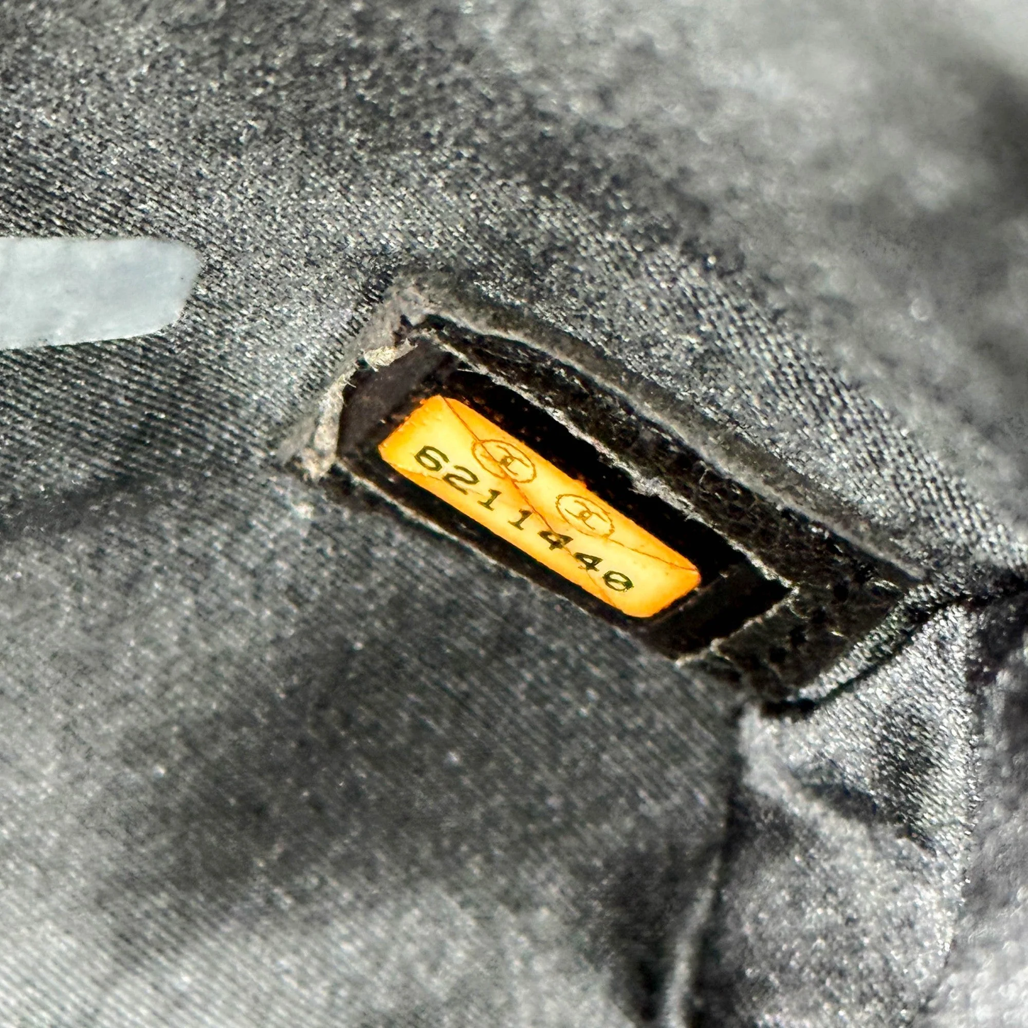 2000-2002 Rhinestone Details Black Suede Hand Bag - Image 14