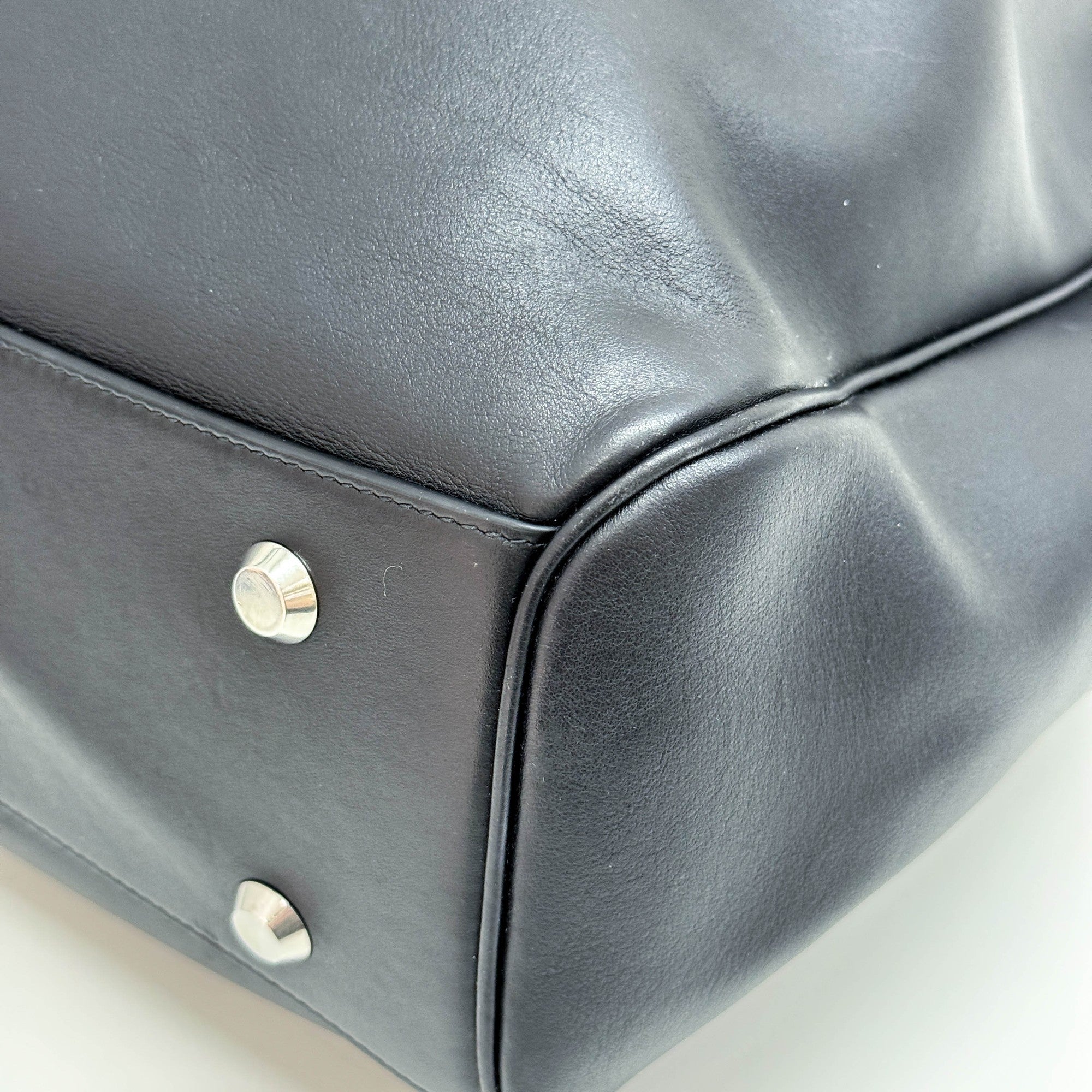 Rodeo Black Leather Shoulder Bag - Image 9