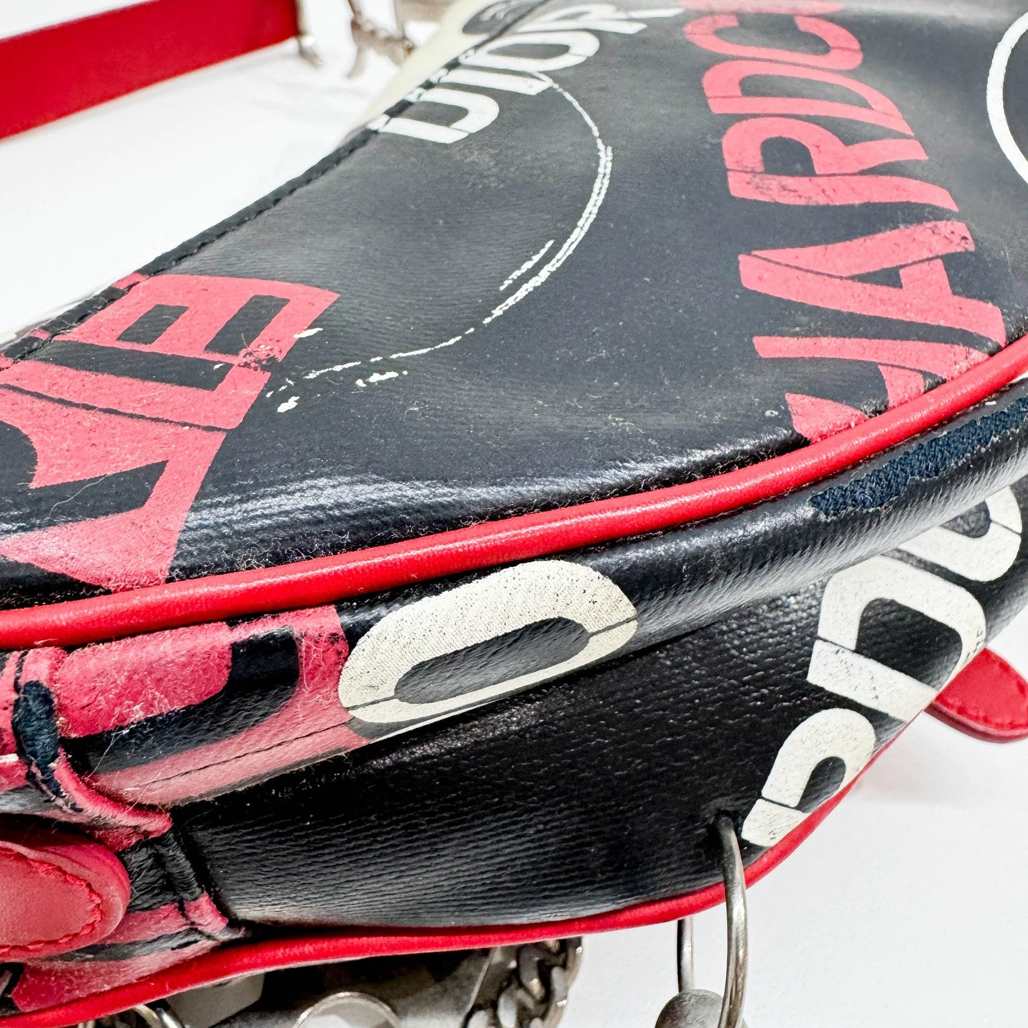 Saddle Black Hardcore Leather Shoulder Bag - Image 12