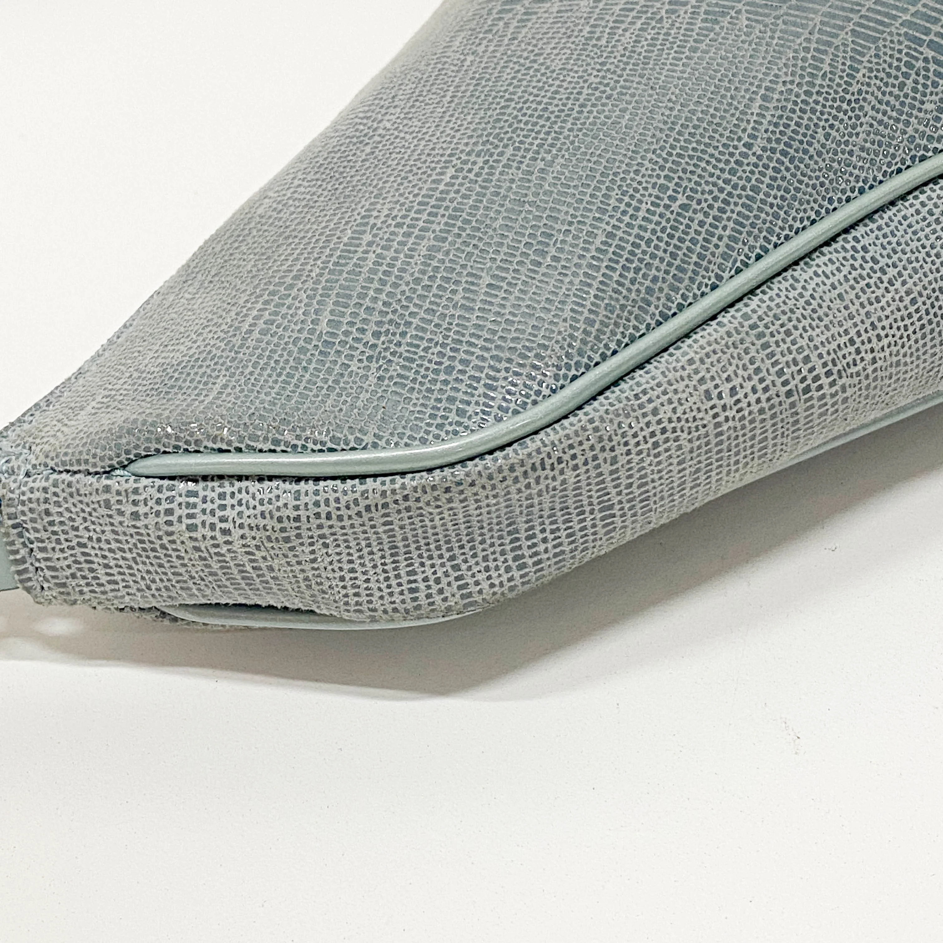 Saddle Blue Lizard Bag - Image 10