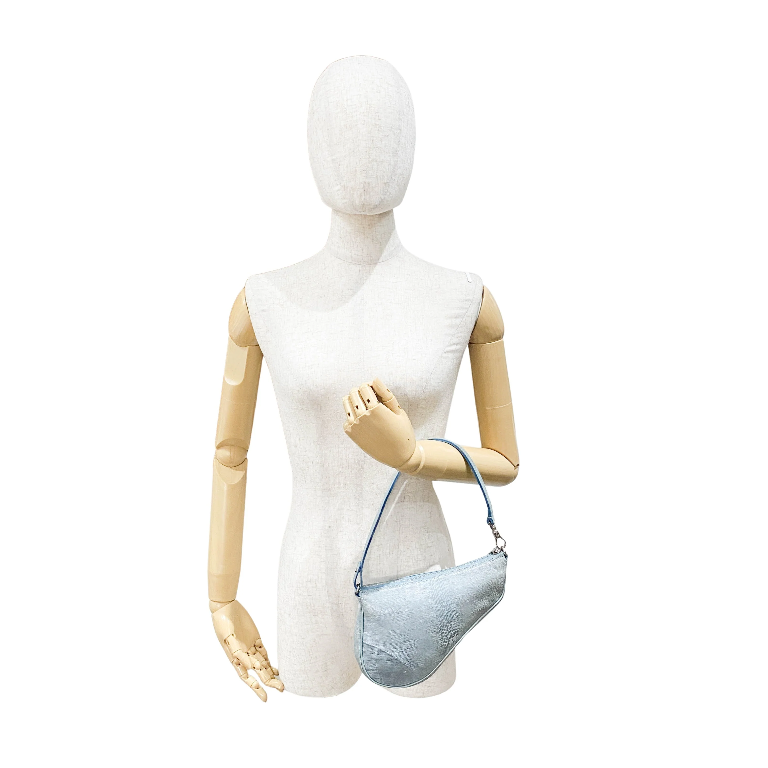 Saddle Blue Lizard Bag - Image 11