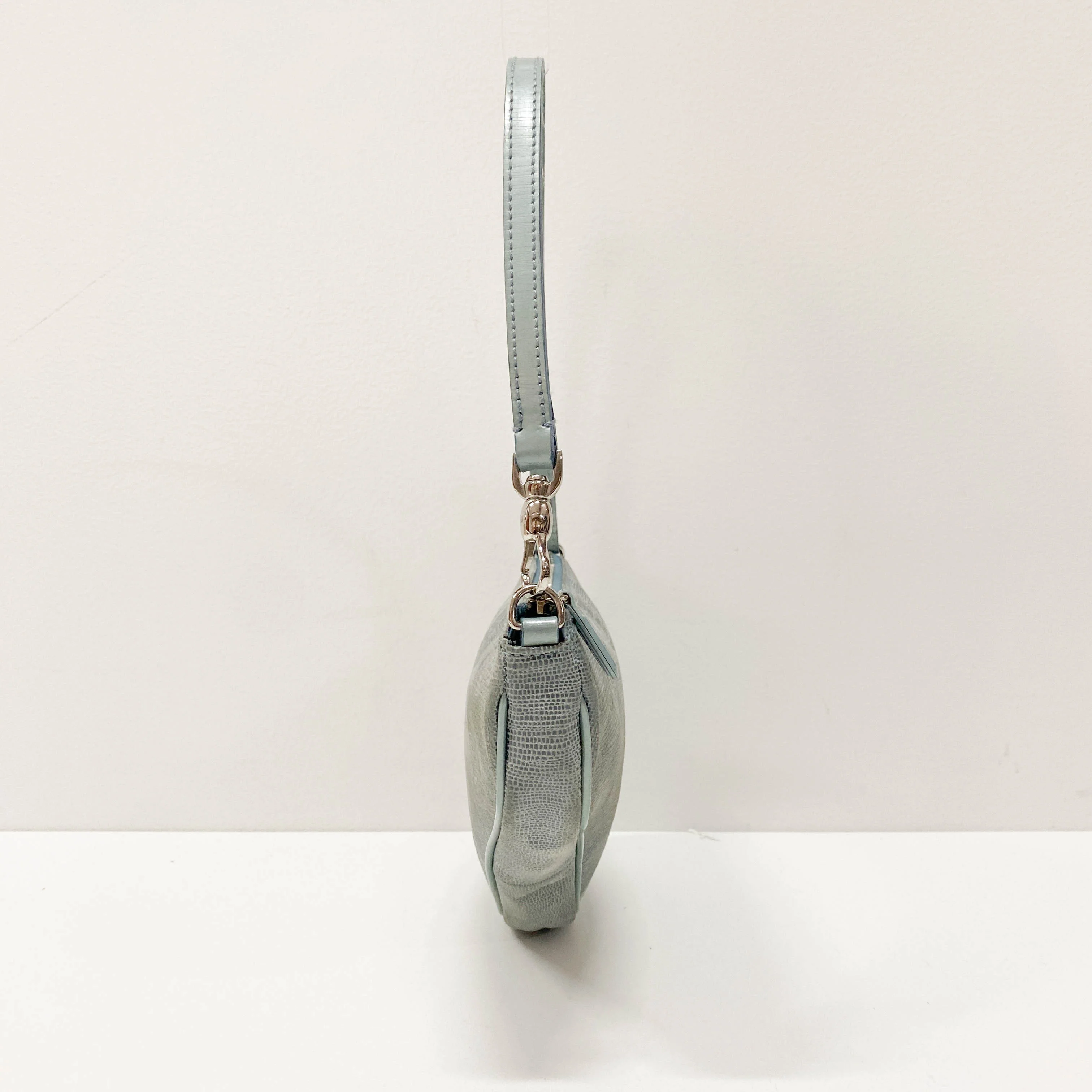 Saddle Blue Lizard Bag - Image 3