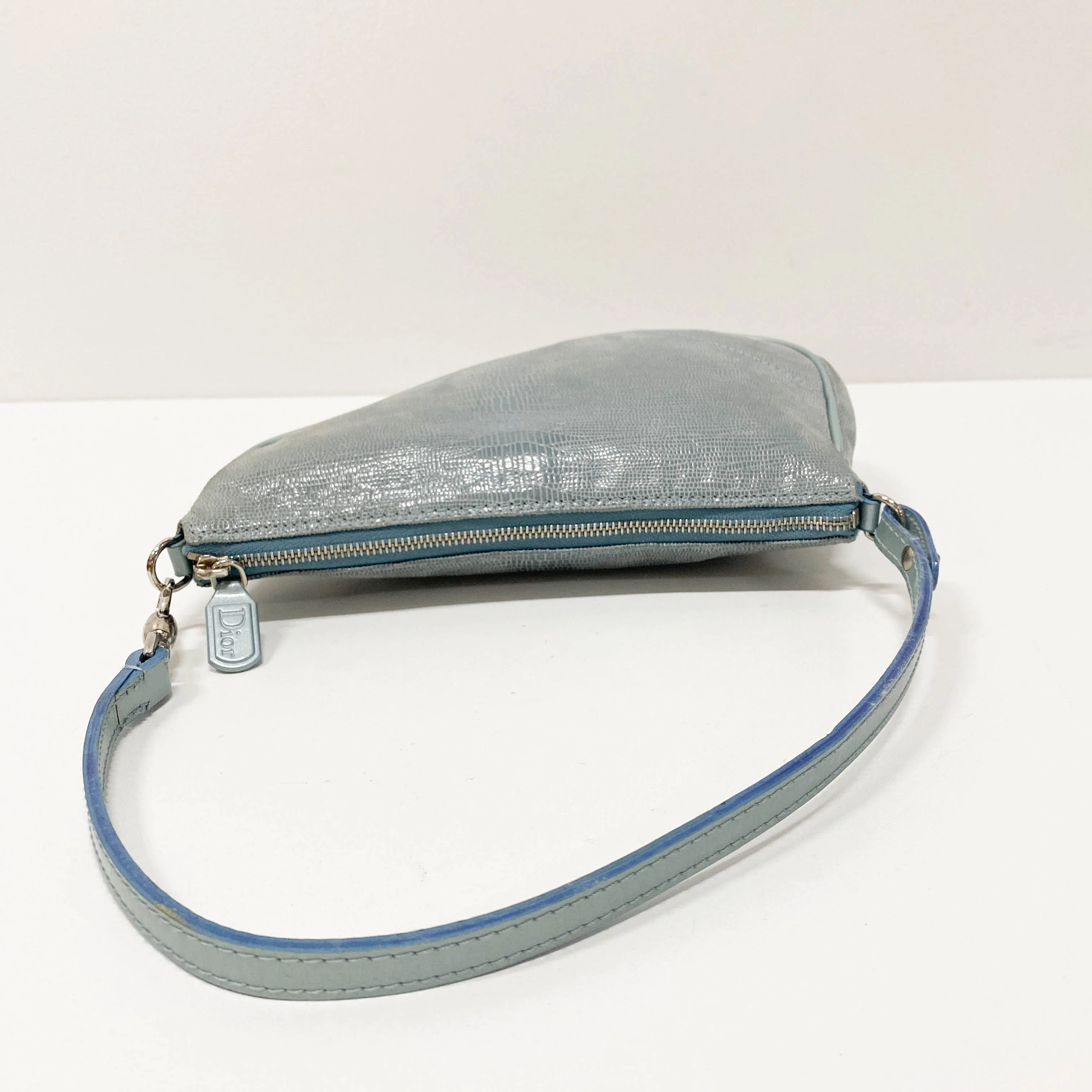 Saddle Blue Lizard Bag - Image 5