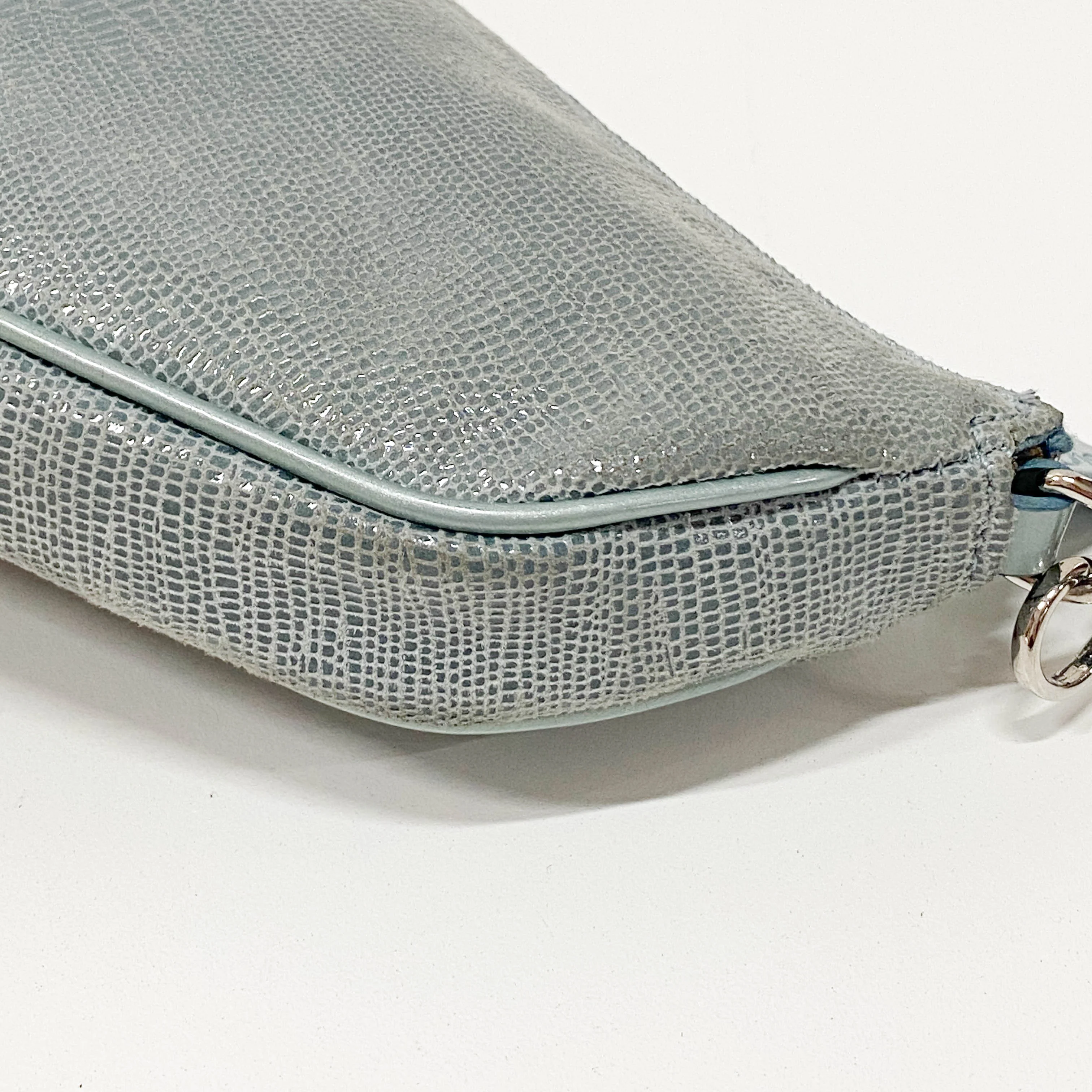 Saddle Blue Lizard Bag - Image 8