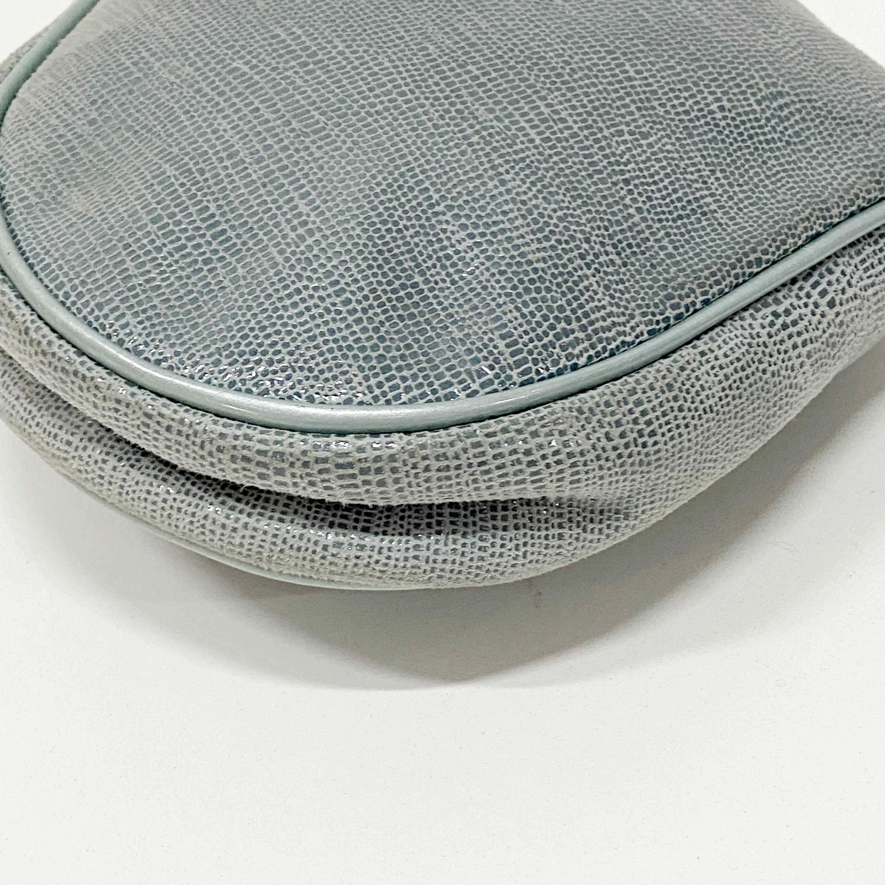Saddle Blue Lizard Bag - Image 9