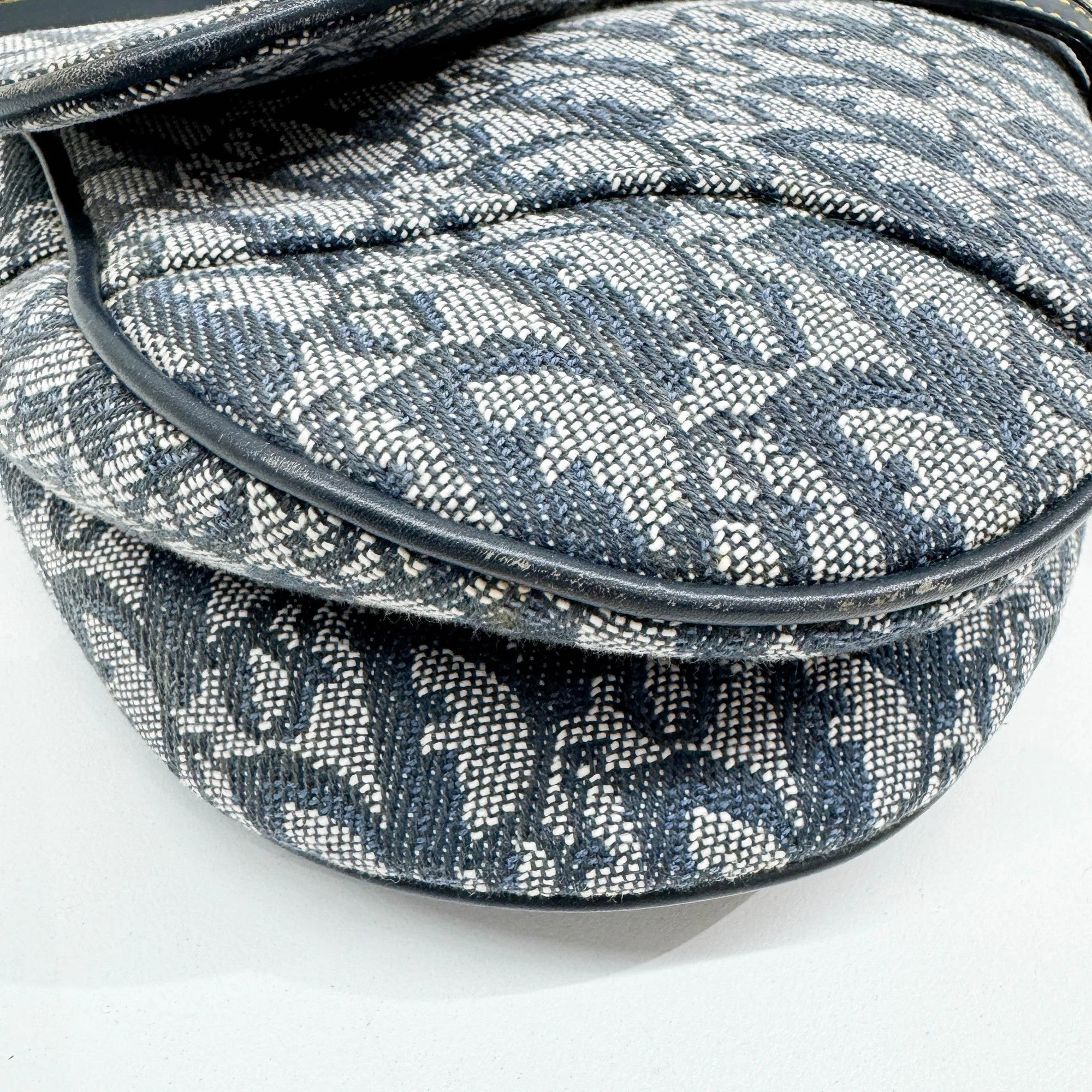 Saddle Blue Trotter Denim Shoulder Bag - Image 10