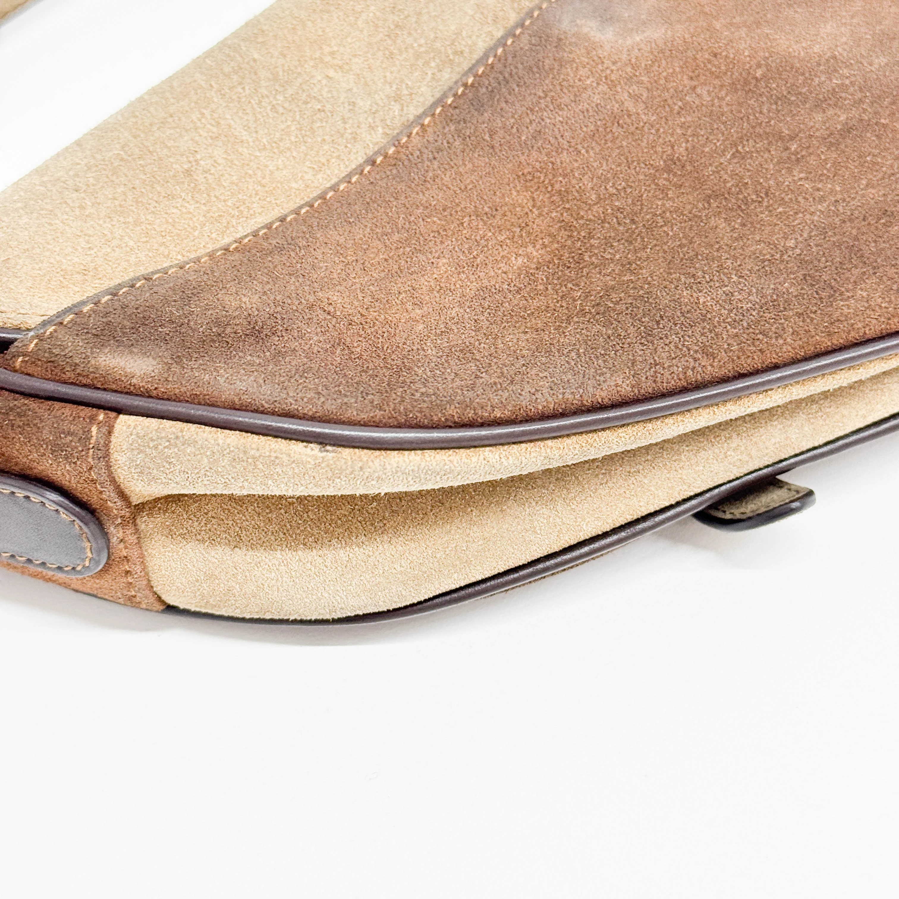 Saddle Brown Pony Hair & Suede Shoulder Bag - Image 10