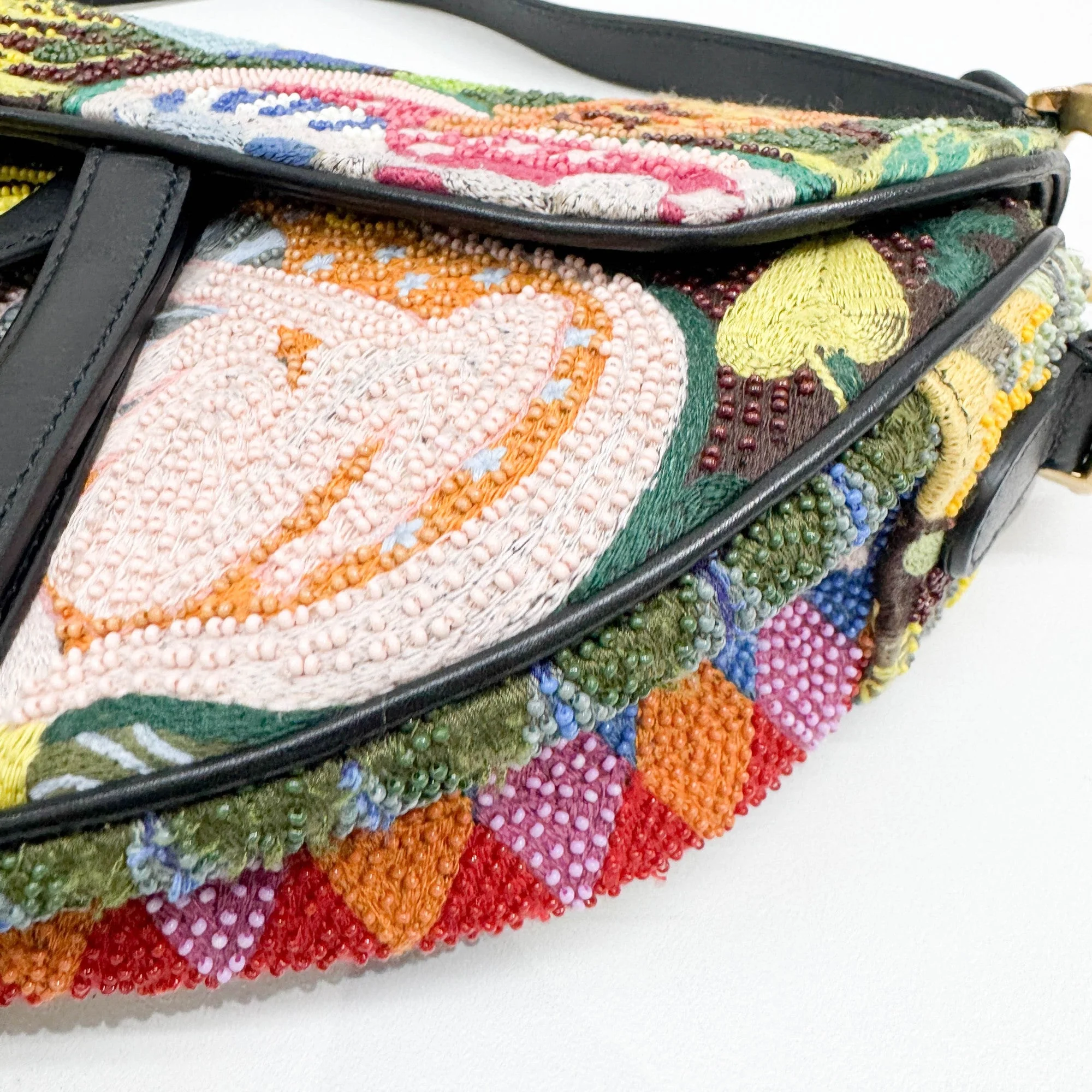 Saddle Multicolor Beaded Embroidered Two-Way - Image 10