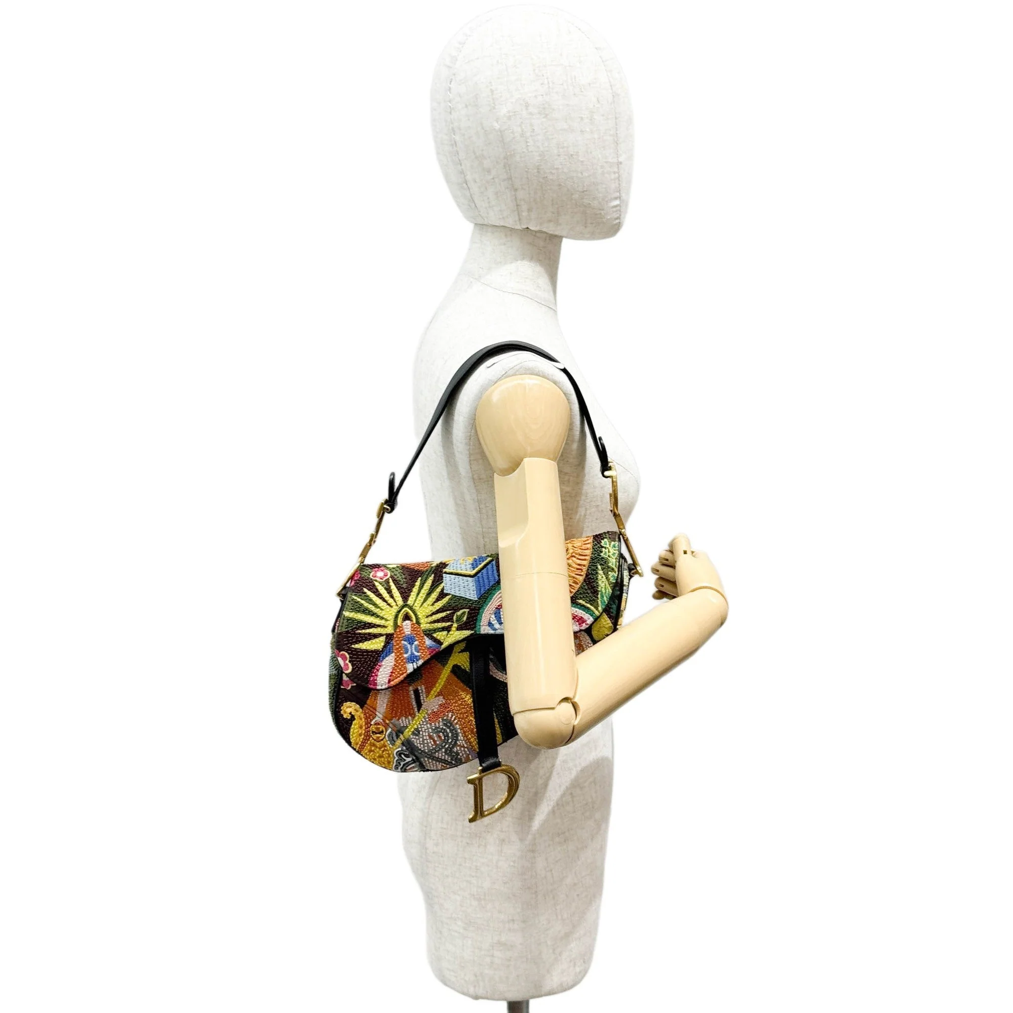 Saddle Multicolor Beaded Embroidered Two-Way - Image 3