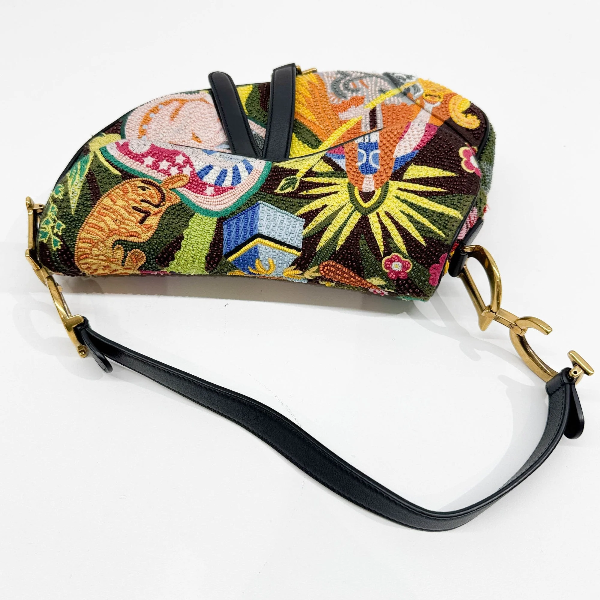 Saddle Multicolor Beaded Embroidered Two-Way - Image 7