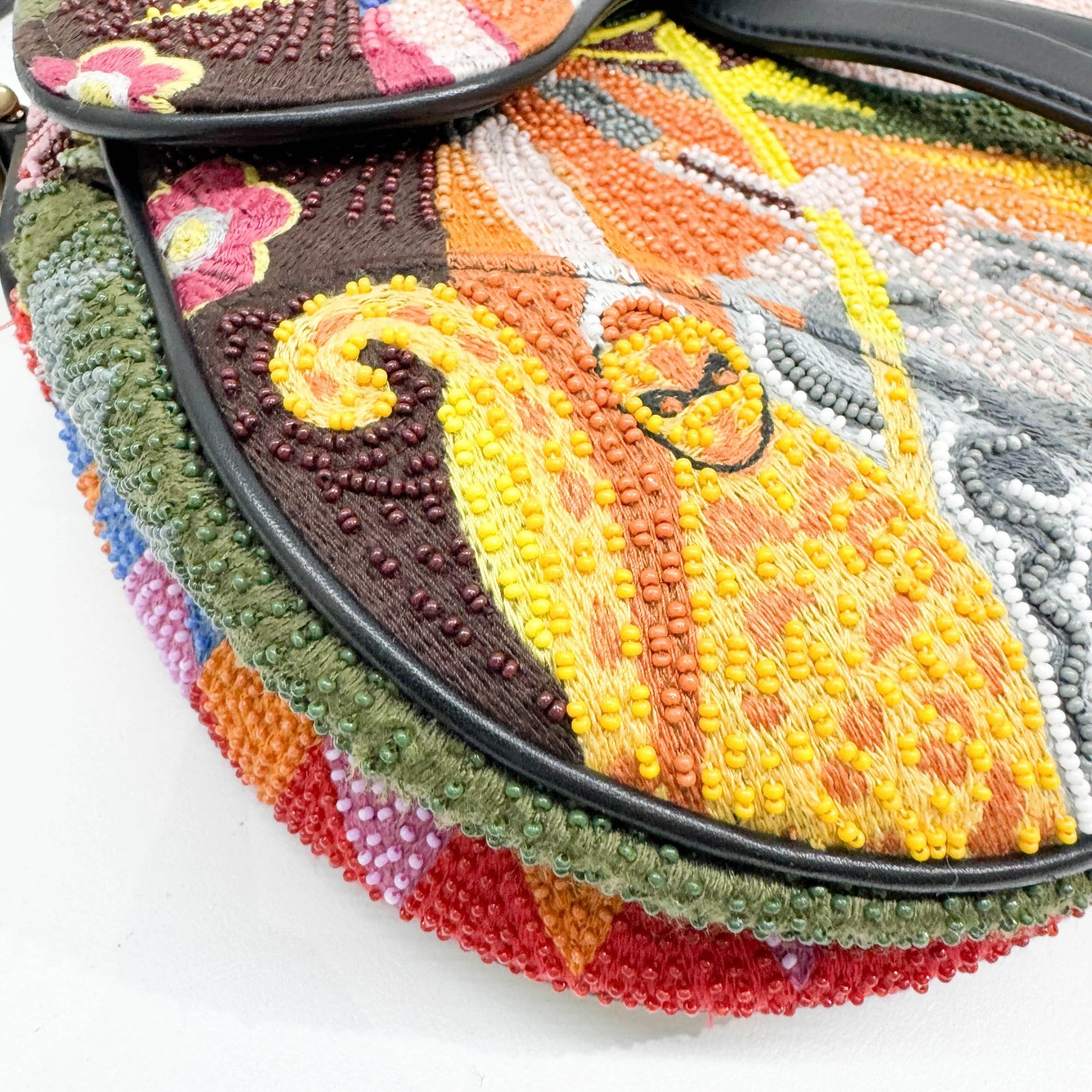 Saddle Multicolor Beaded Embroidered Two-Way - Image 9