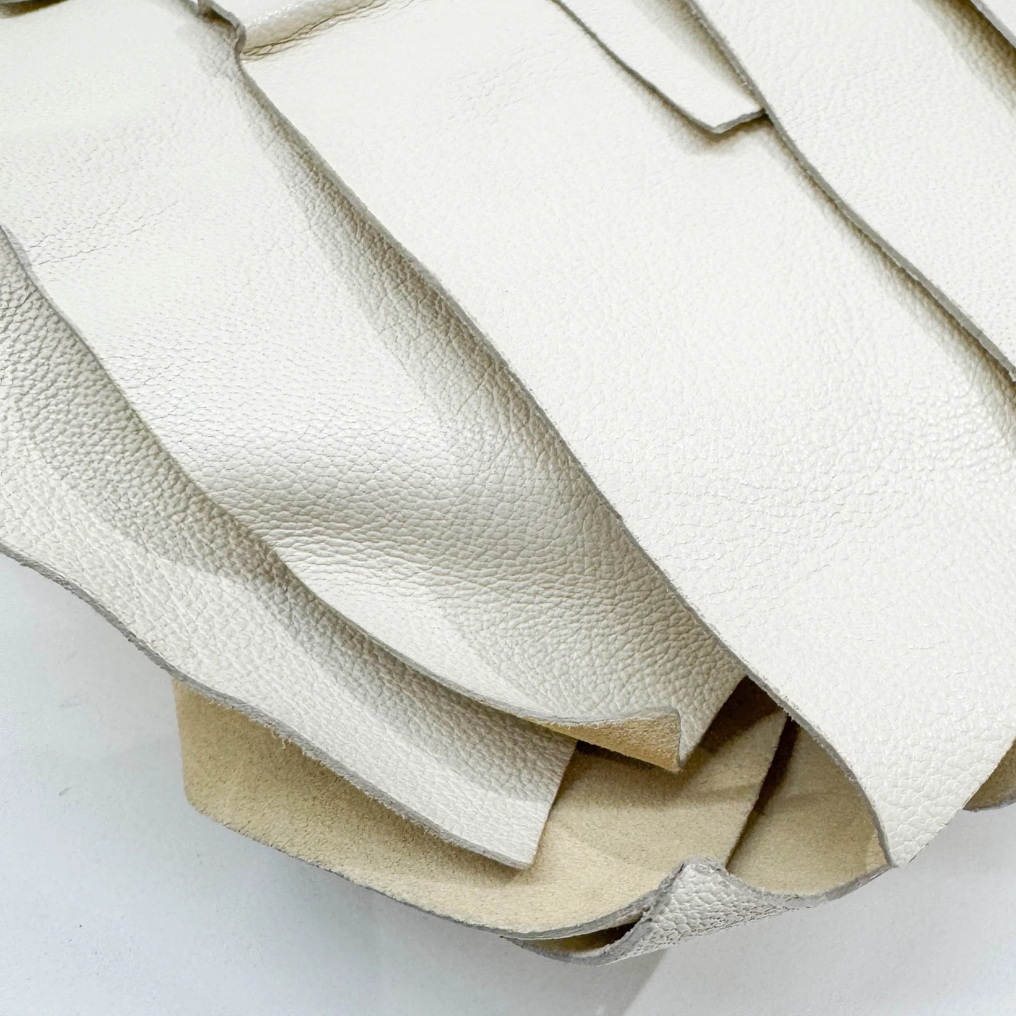 Saint Tropez Offwhite Leather Shoulder Bag - Image 14
