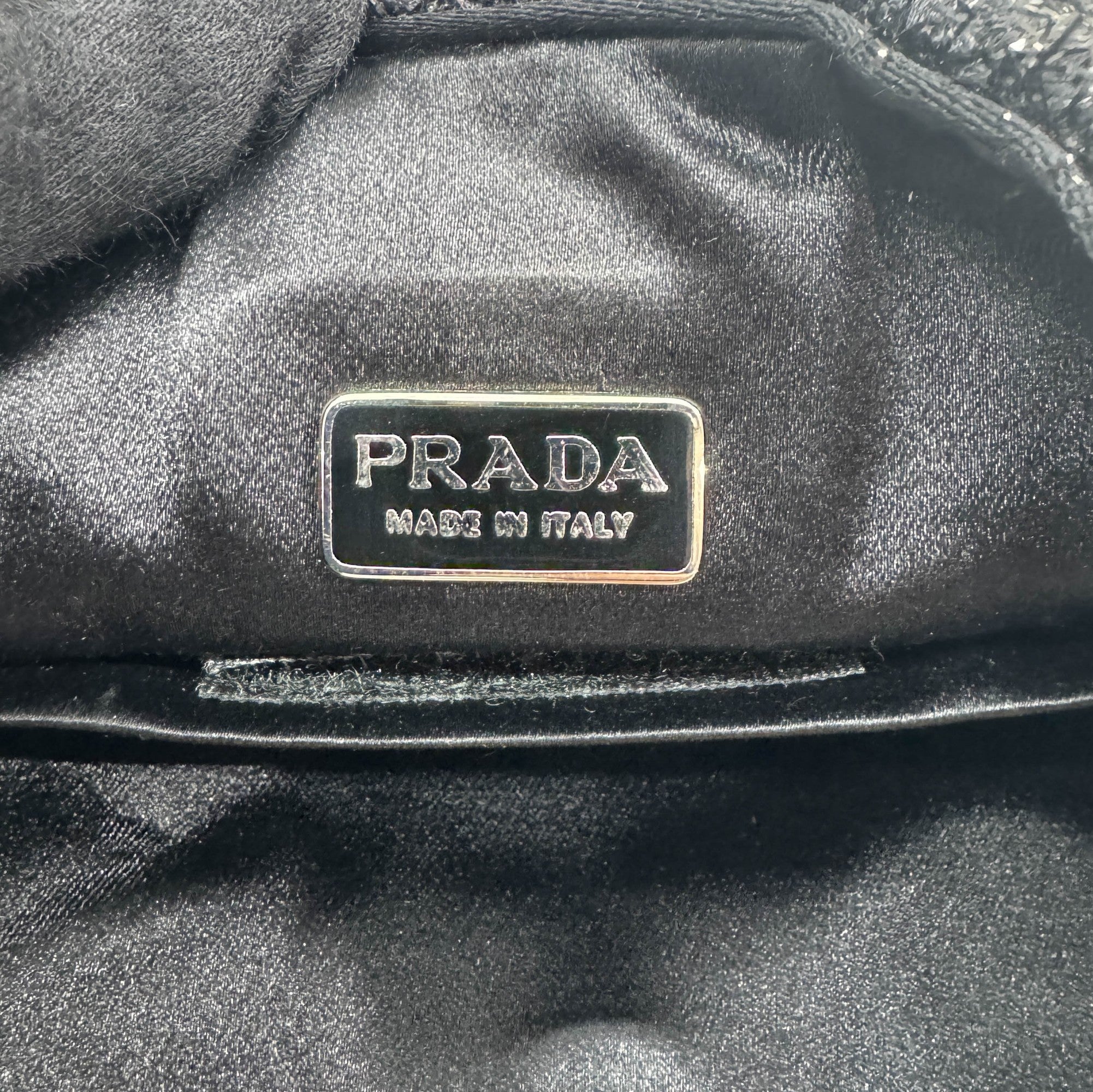 Shimmery Black Lurex Shoulder Bag - Image 14