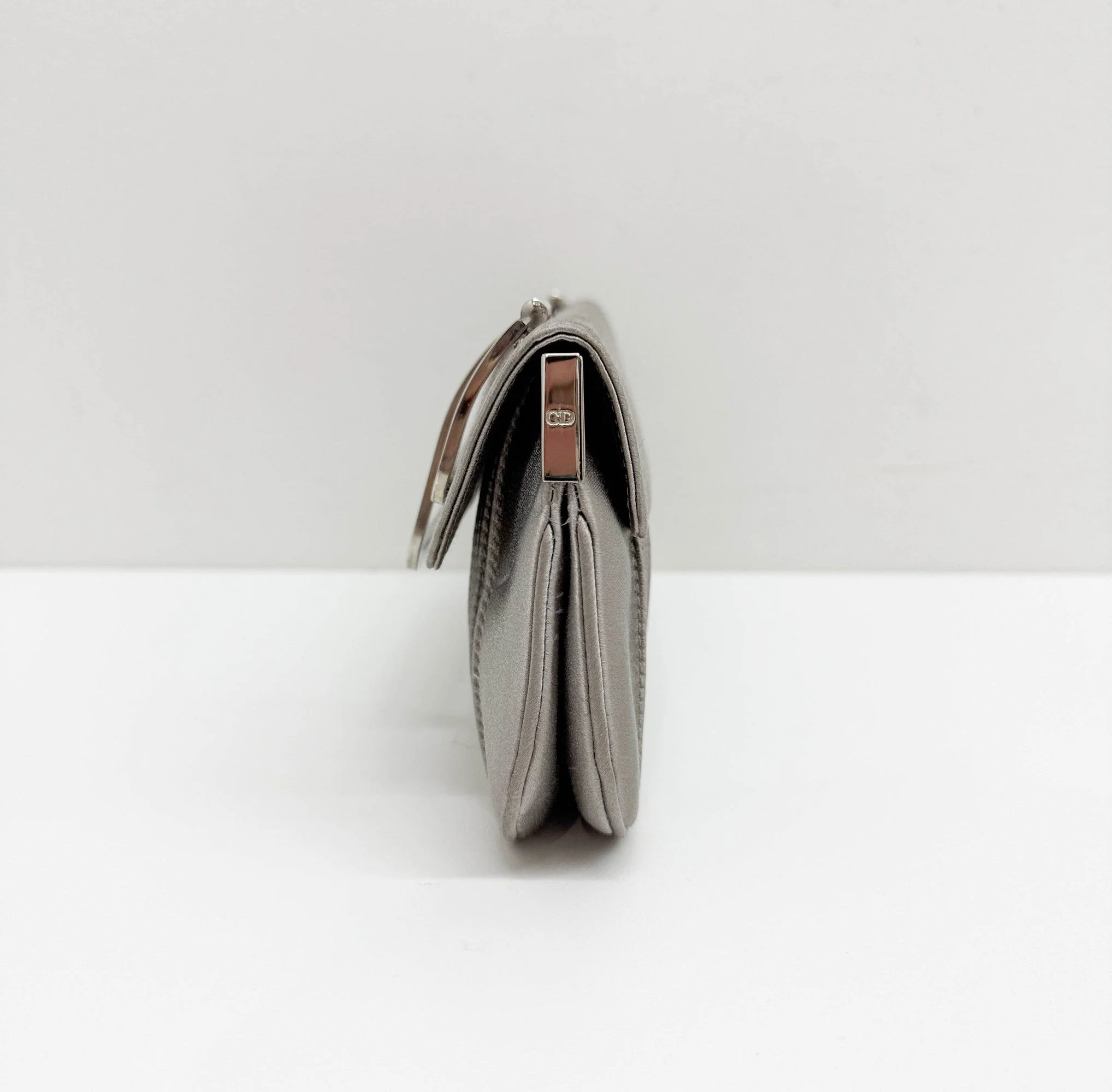 Silver Satin Two Way Bag - Image 4