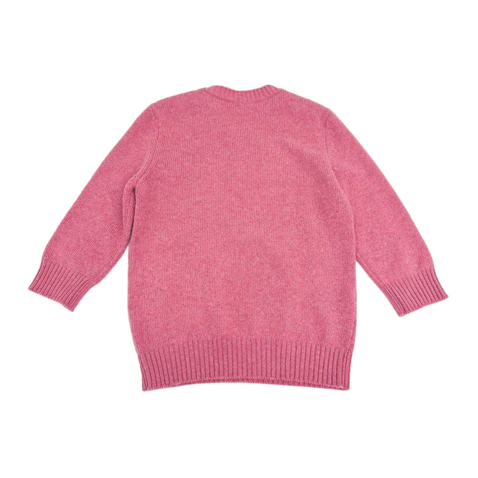 Size 34 EU Knitted Pink Cashmere Halfsleve - Image 2