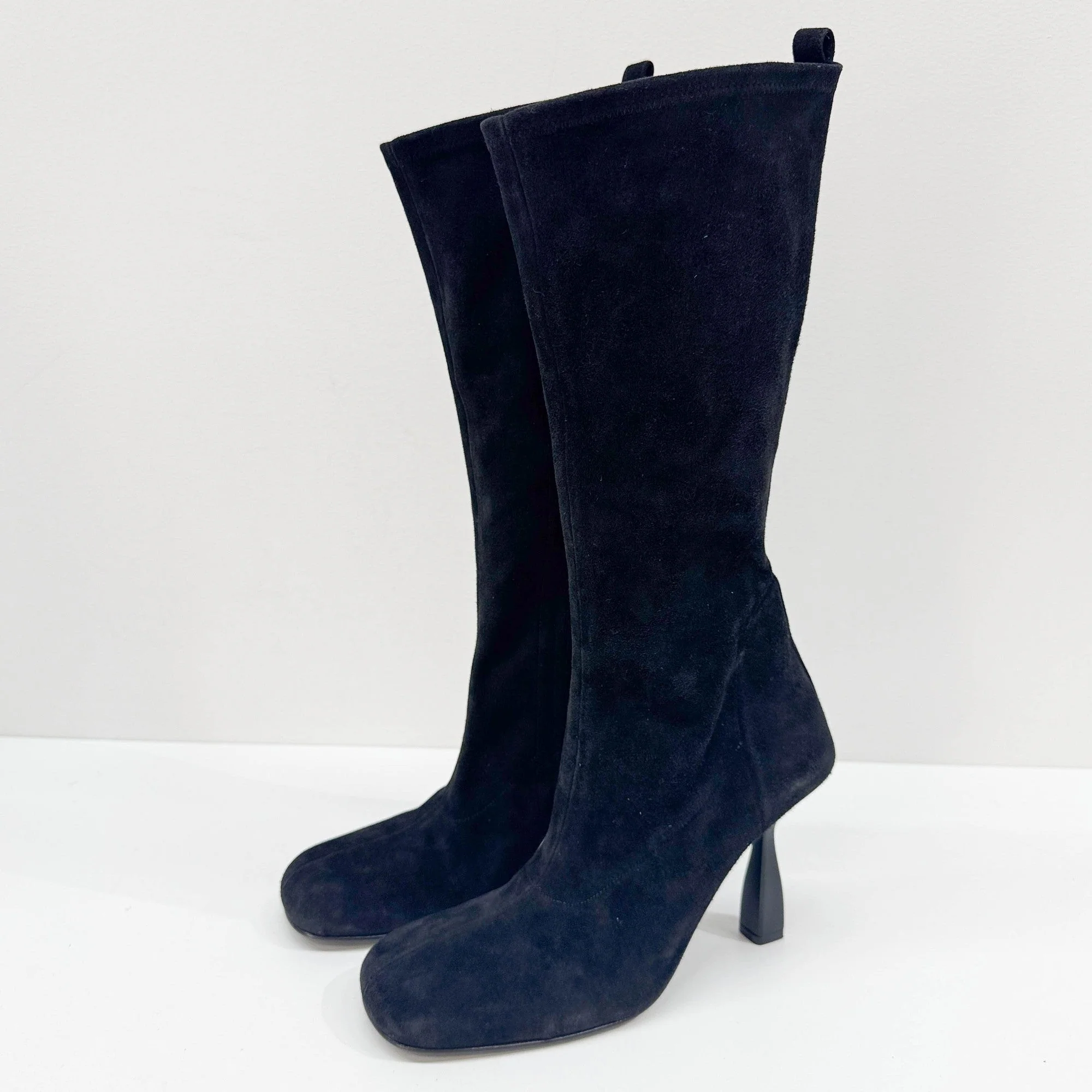 Size EU 40 Black Suede Boots - Image 4